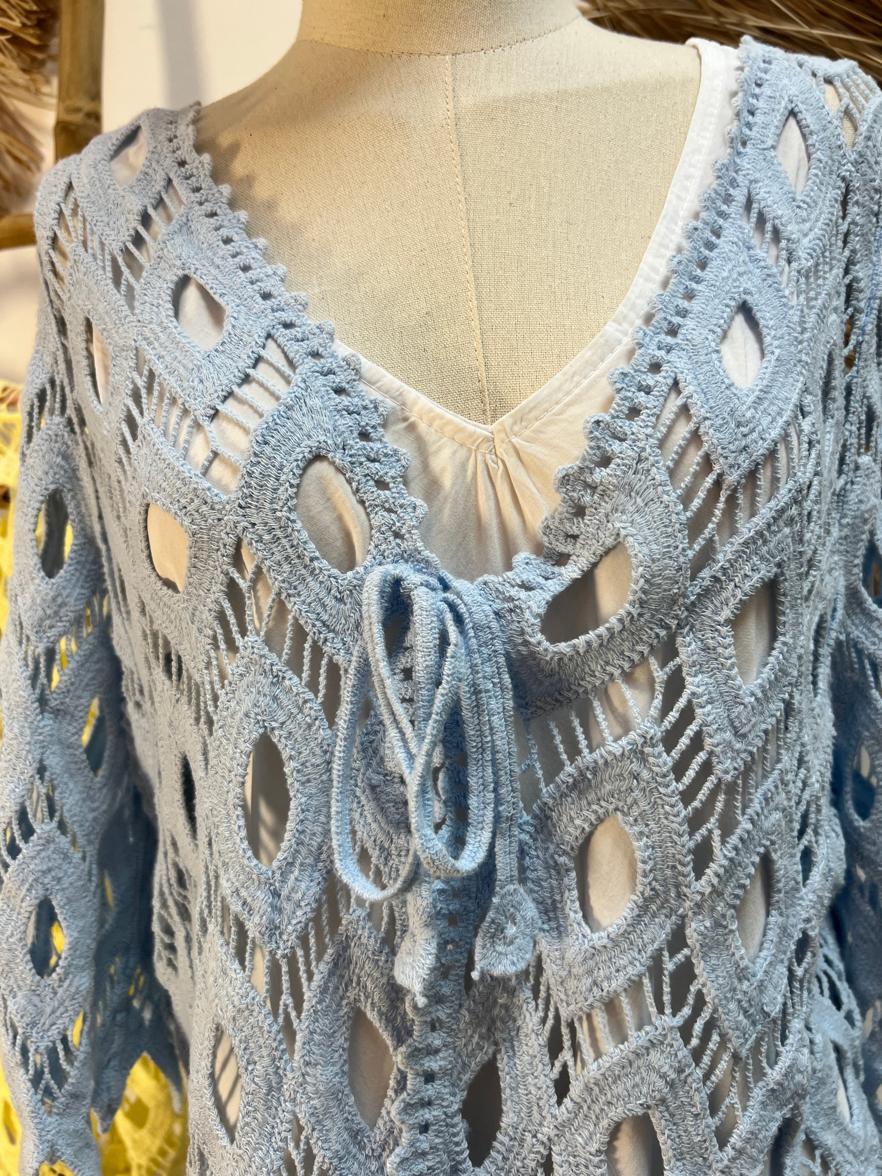 Chaqueta punto abierto