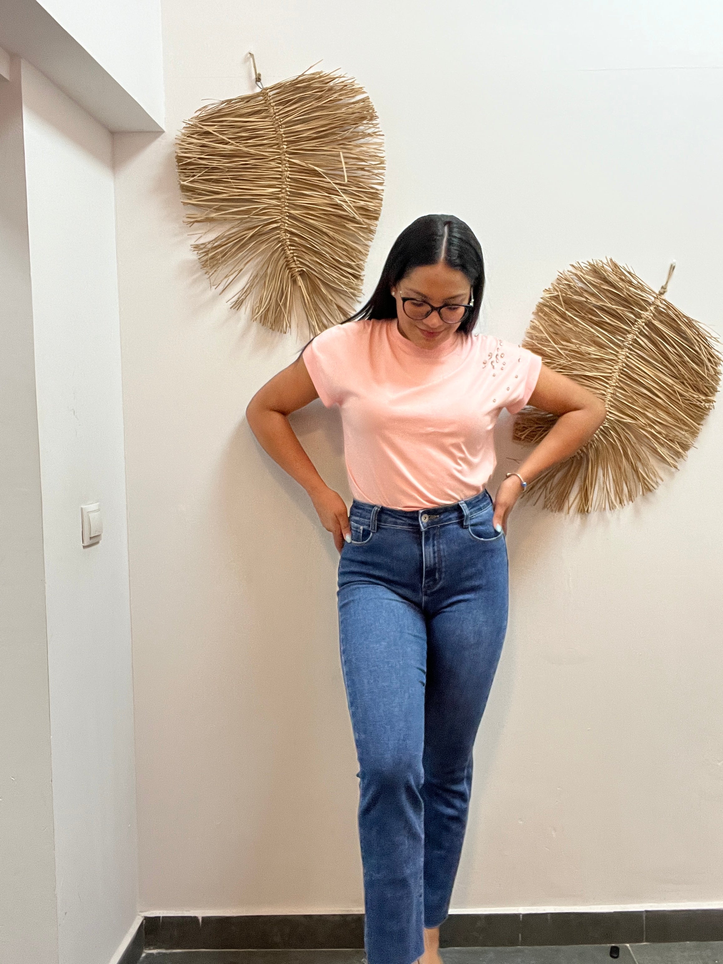 Jeans Rectos Oscuro