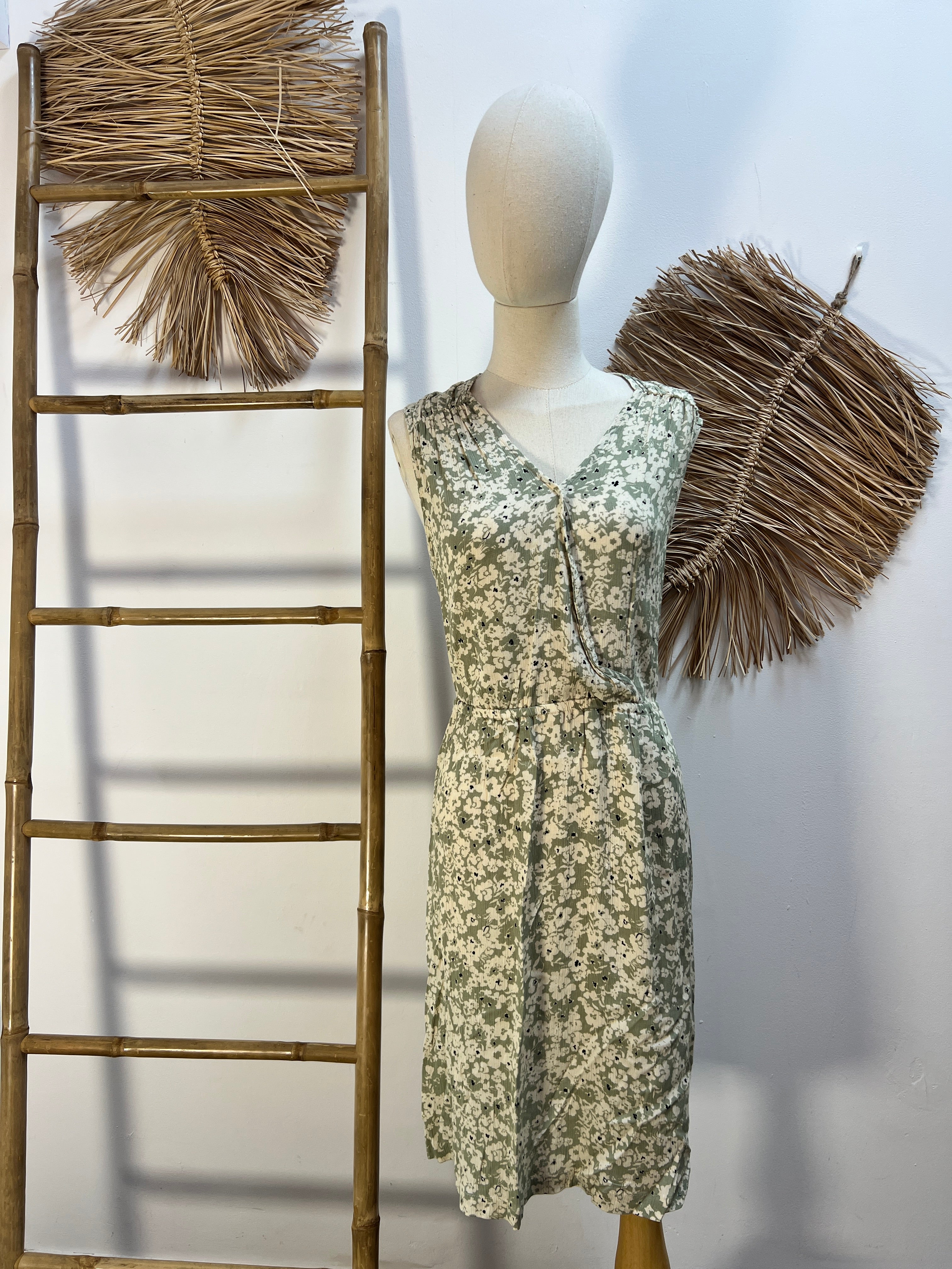 Vestido estampado flores