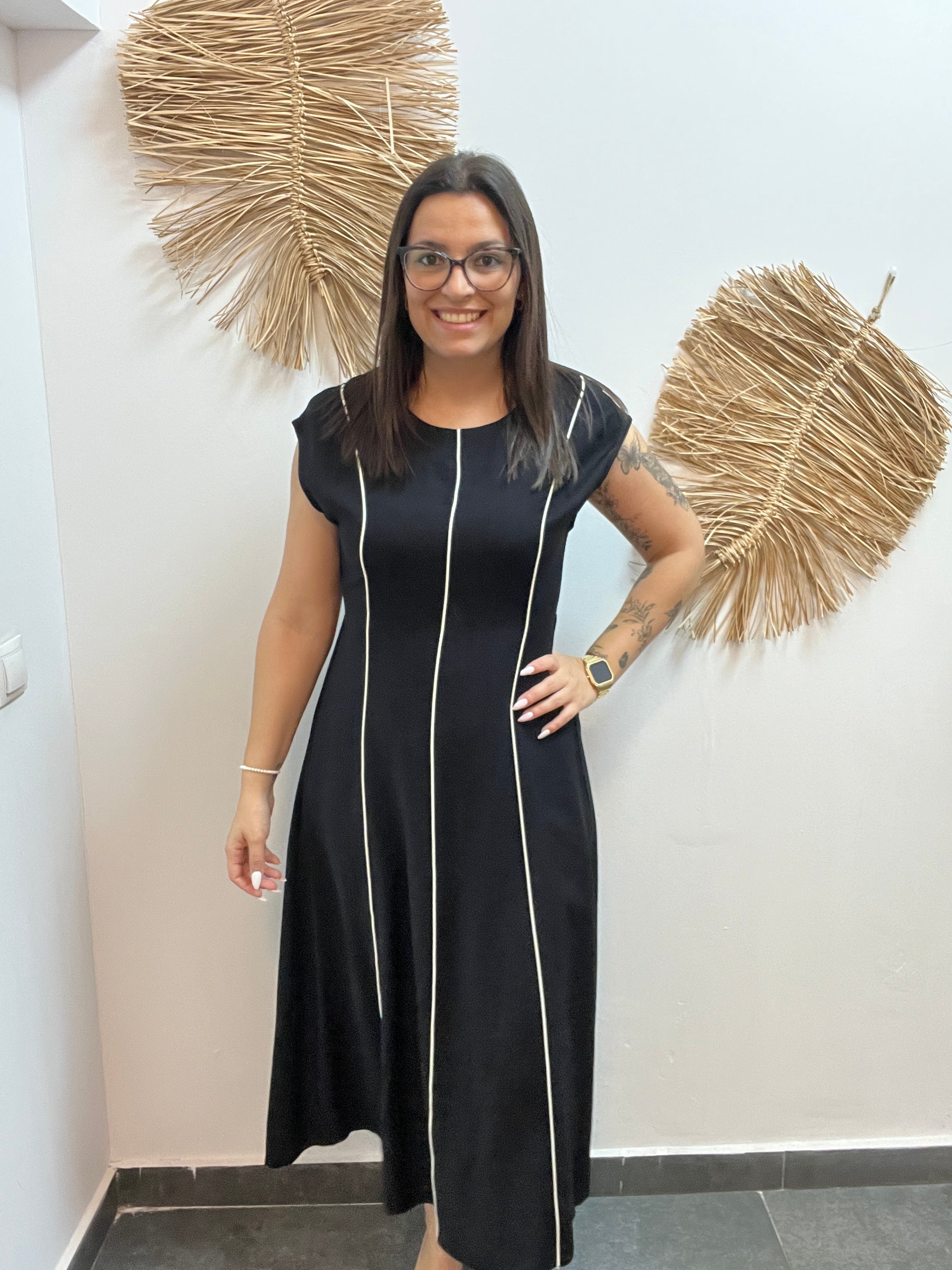 Vestido 3 rayas