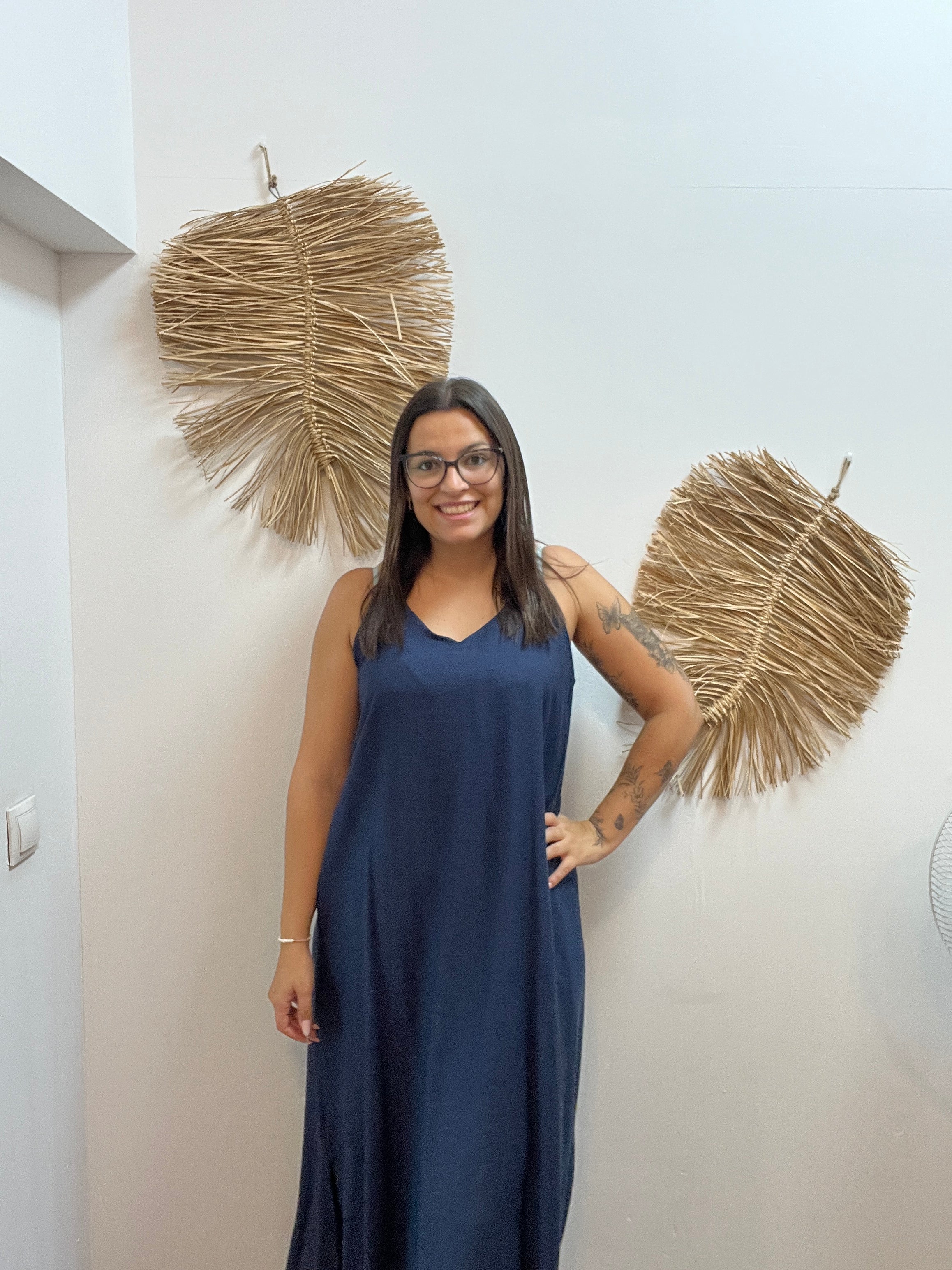 Vestido detalle trenzado
