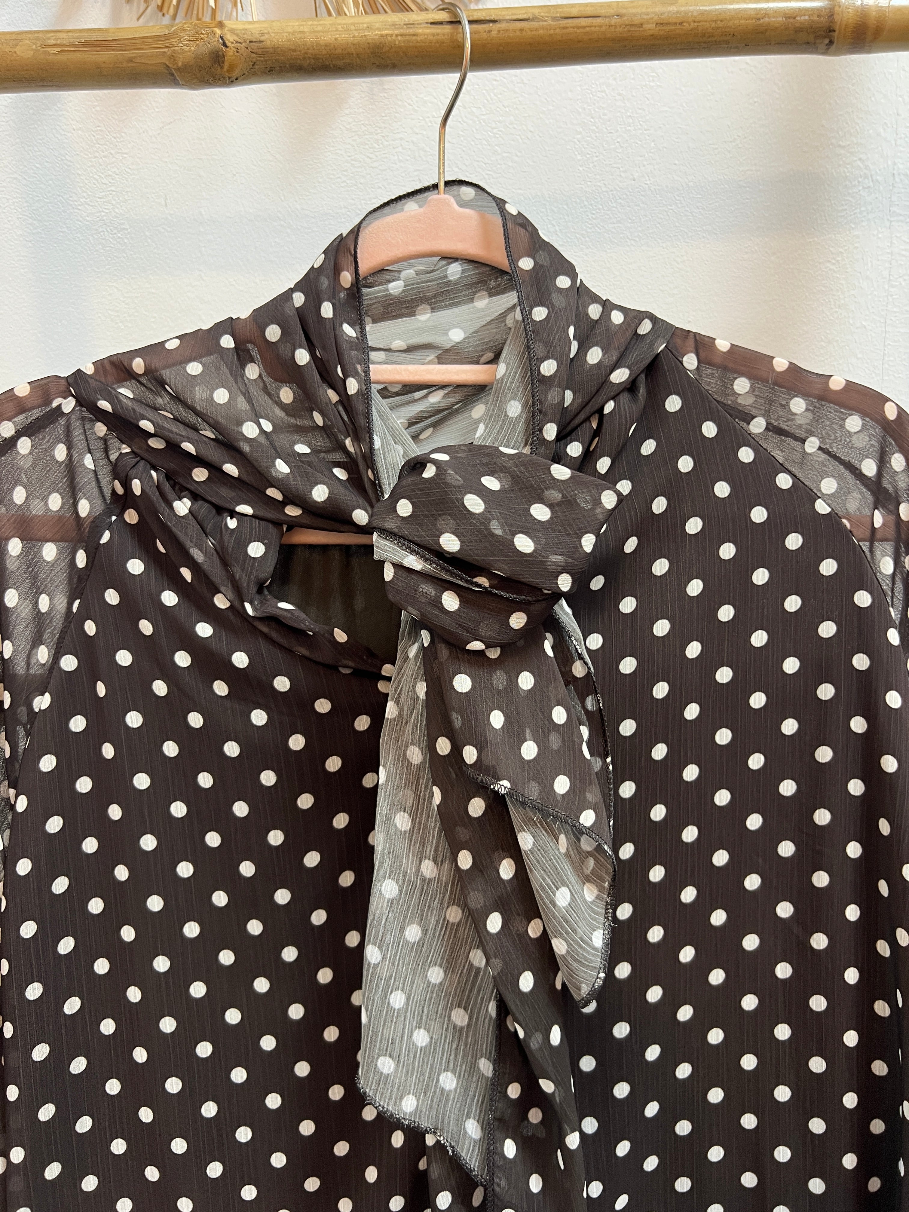 Blusa lazada lunares