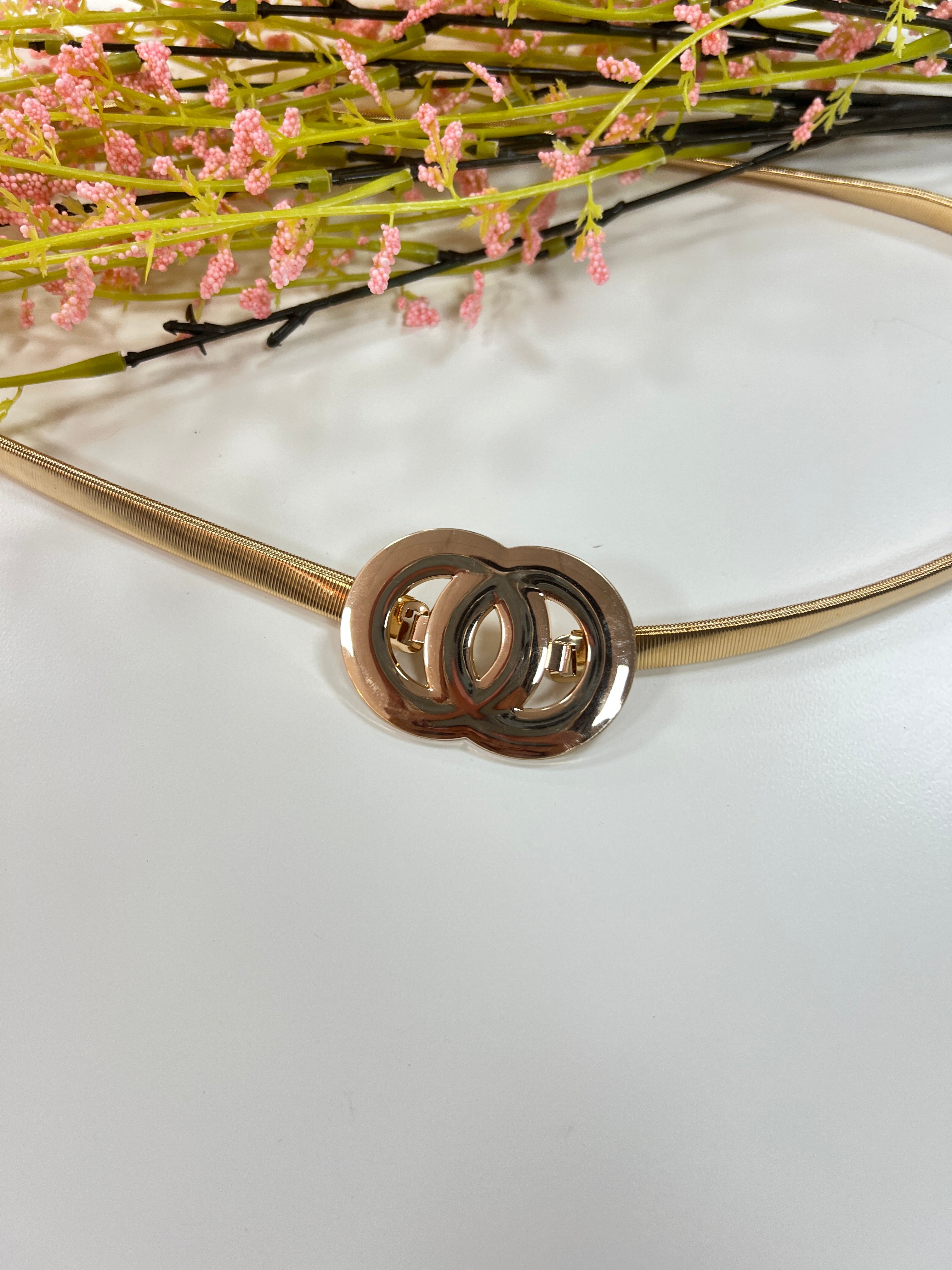 Cinturón doble circulo