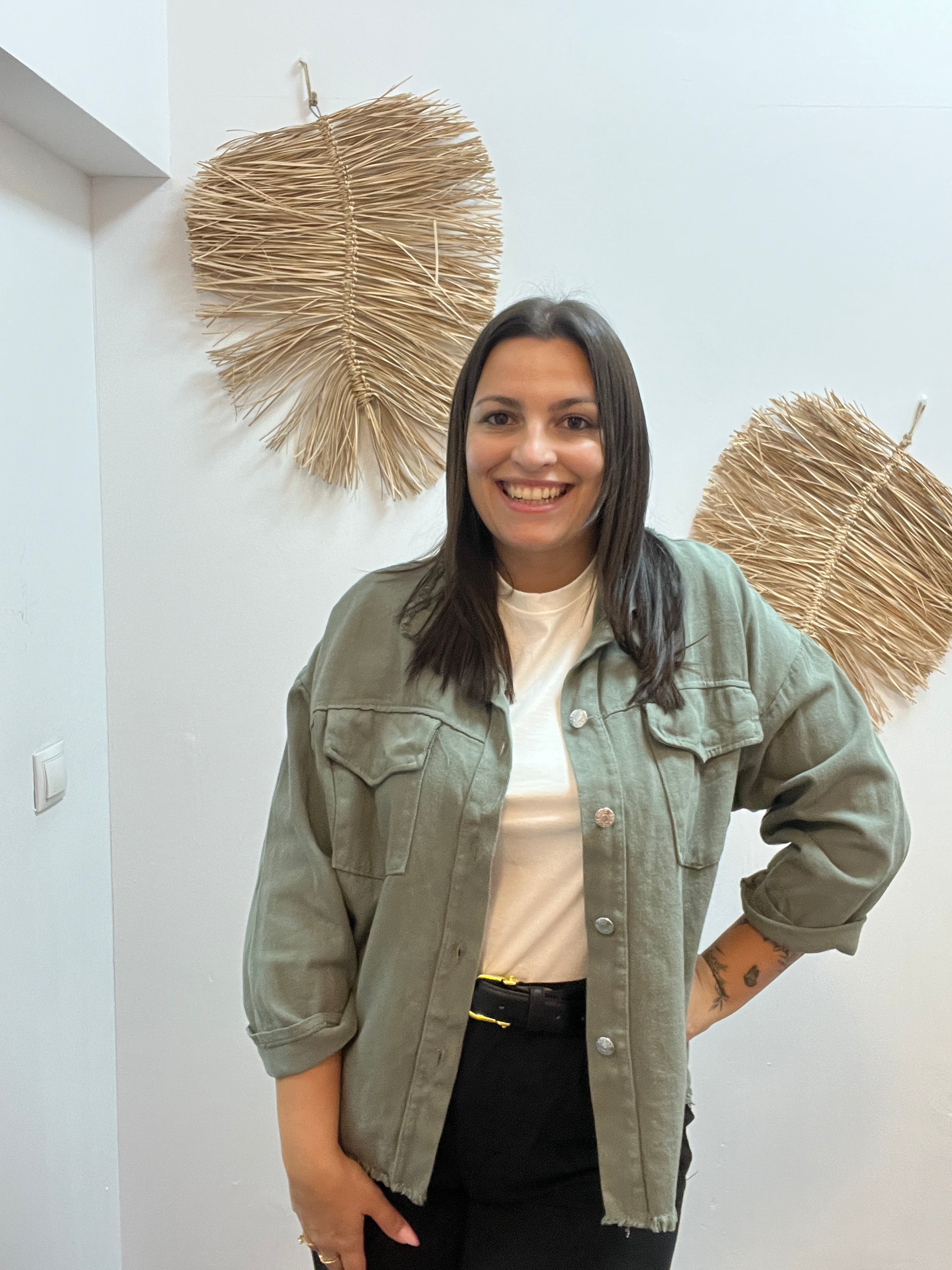 Chaqueta de jean casual