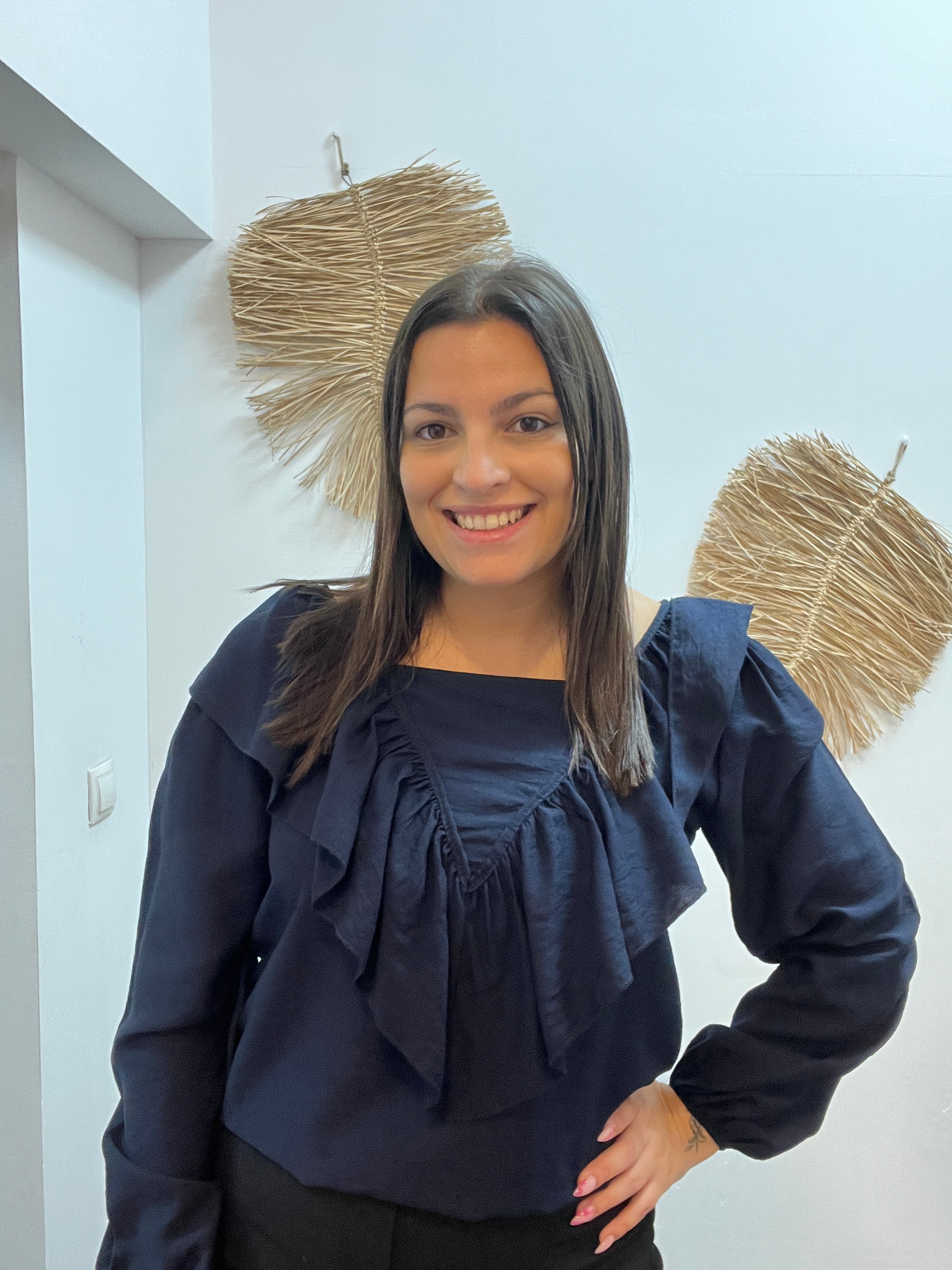 Blusa cuello V