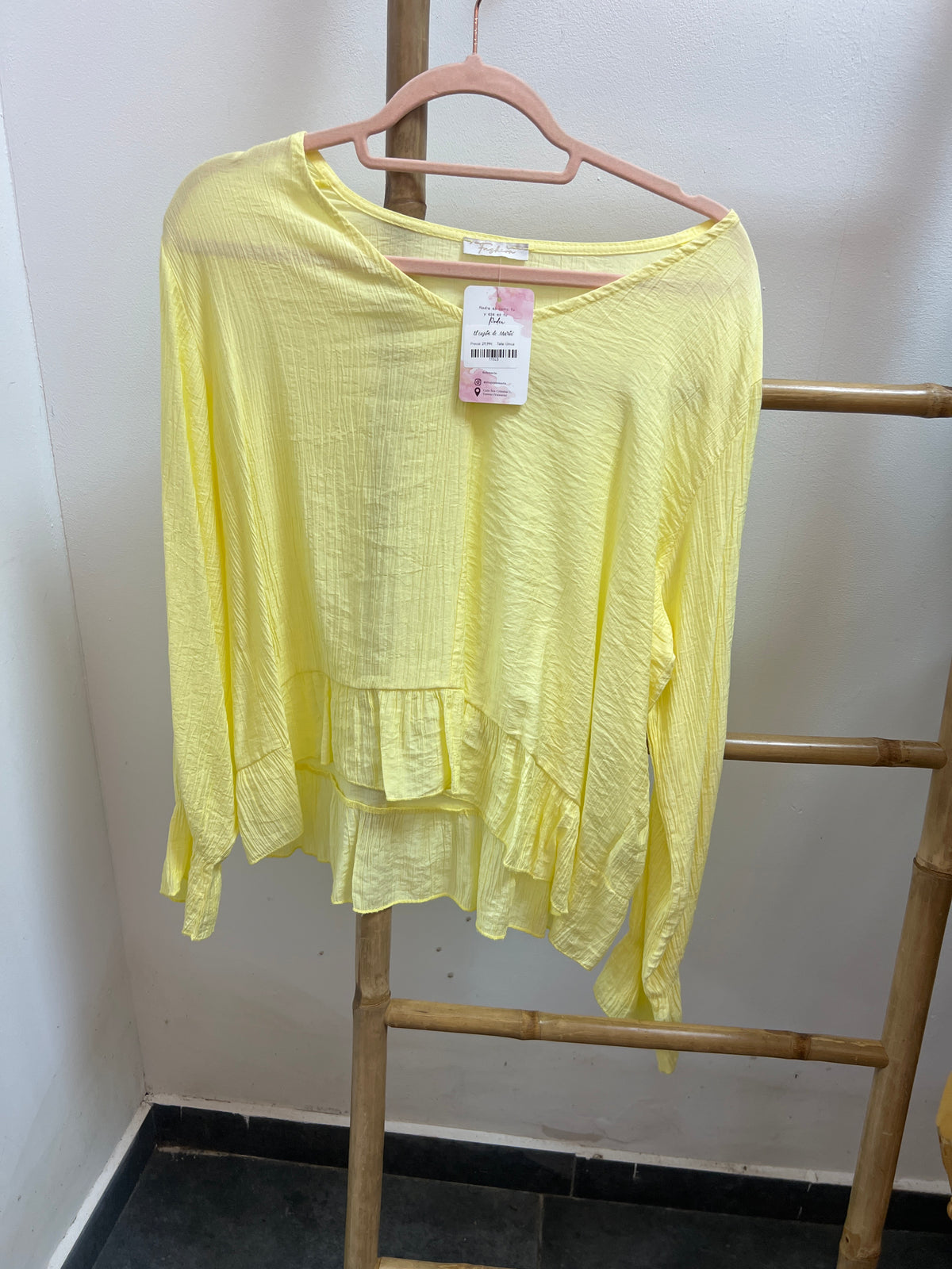 BLUSA VOLANTE ARCOIRIS
