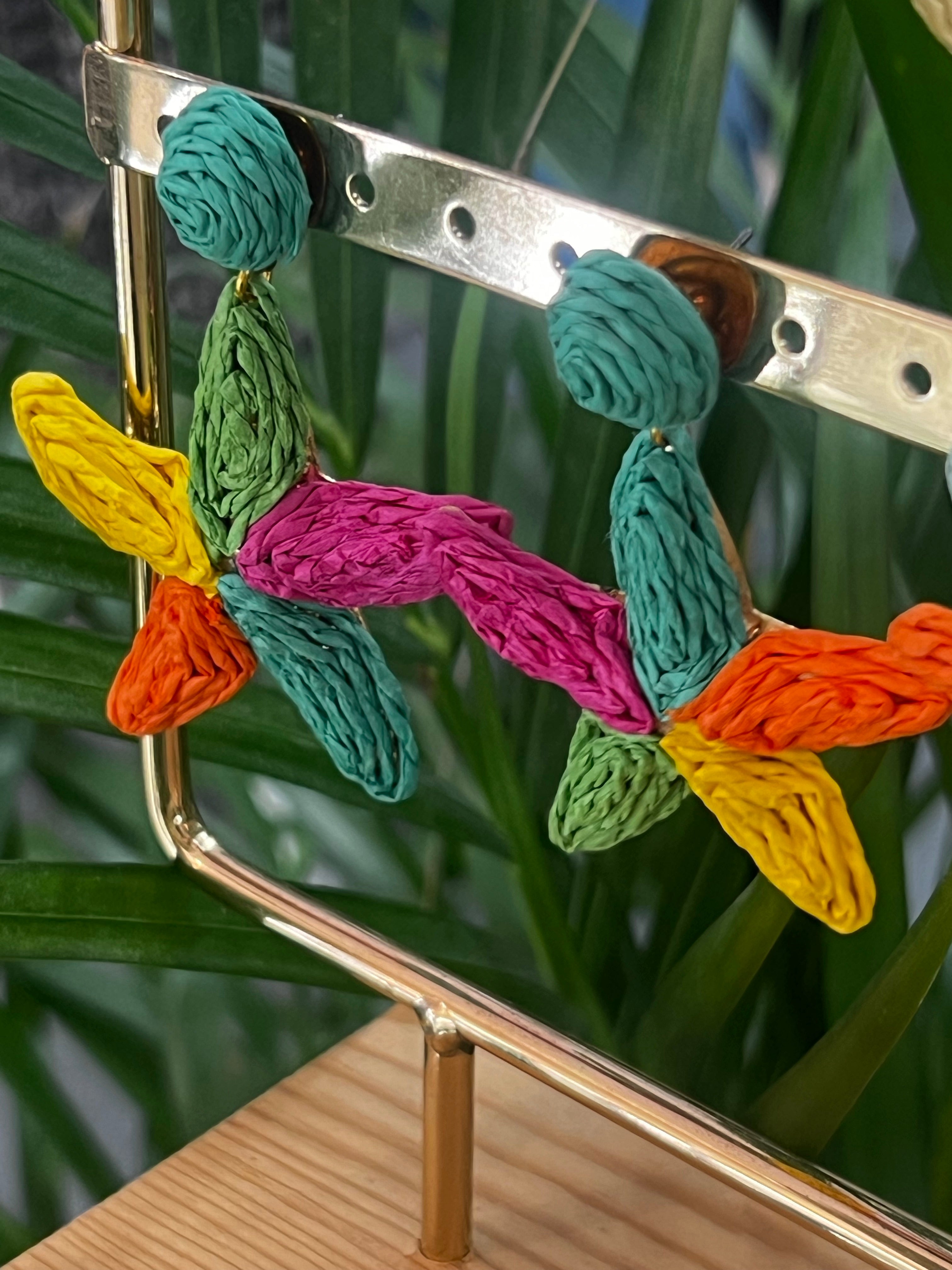 Pendientes mimbre