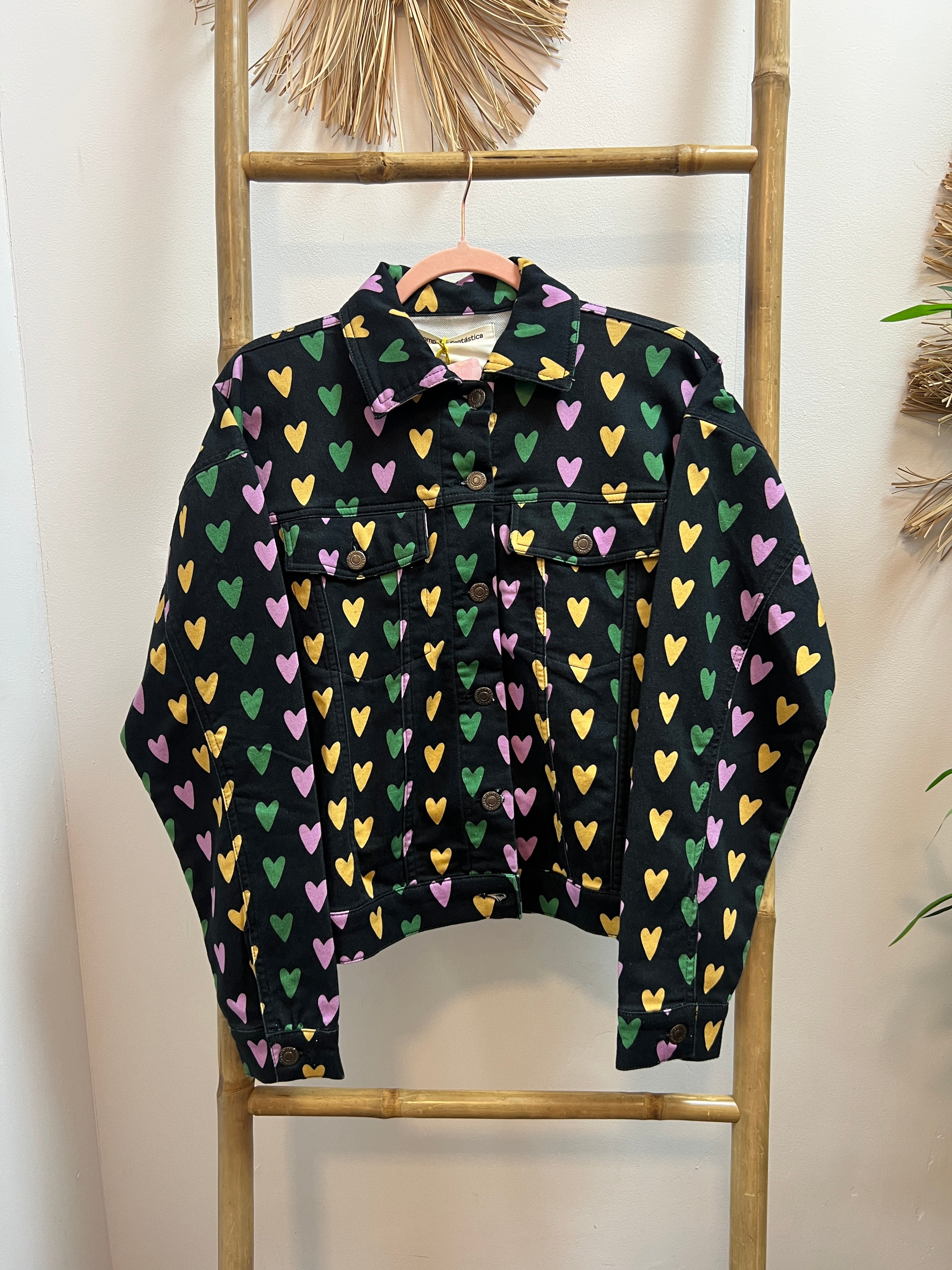 Chaqueta vaquera con estampado Cupido Lines CF