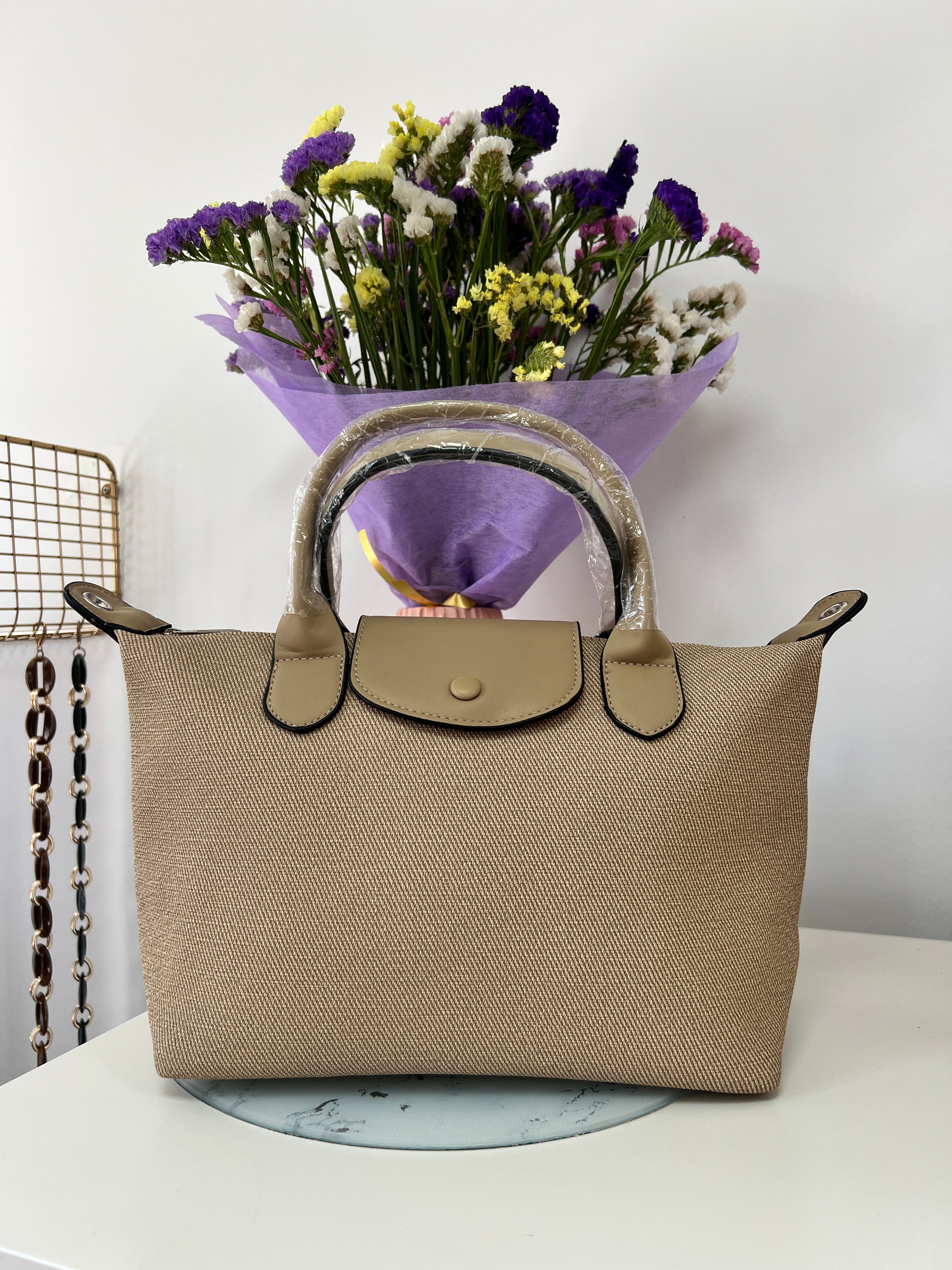 Bolso beige
