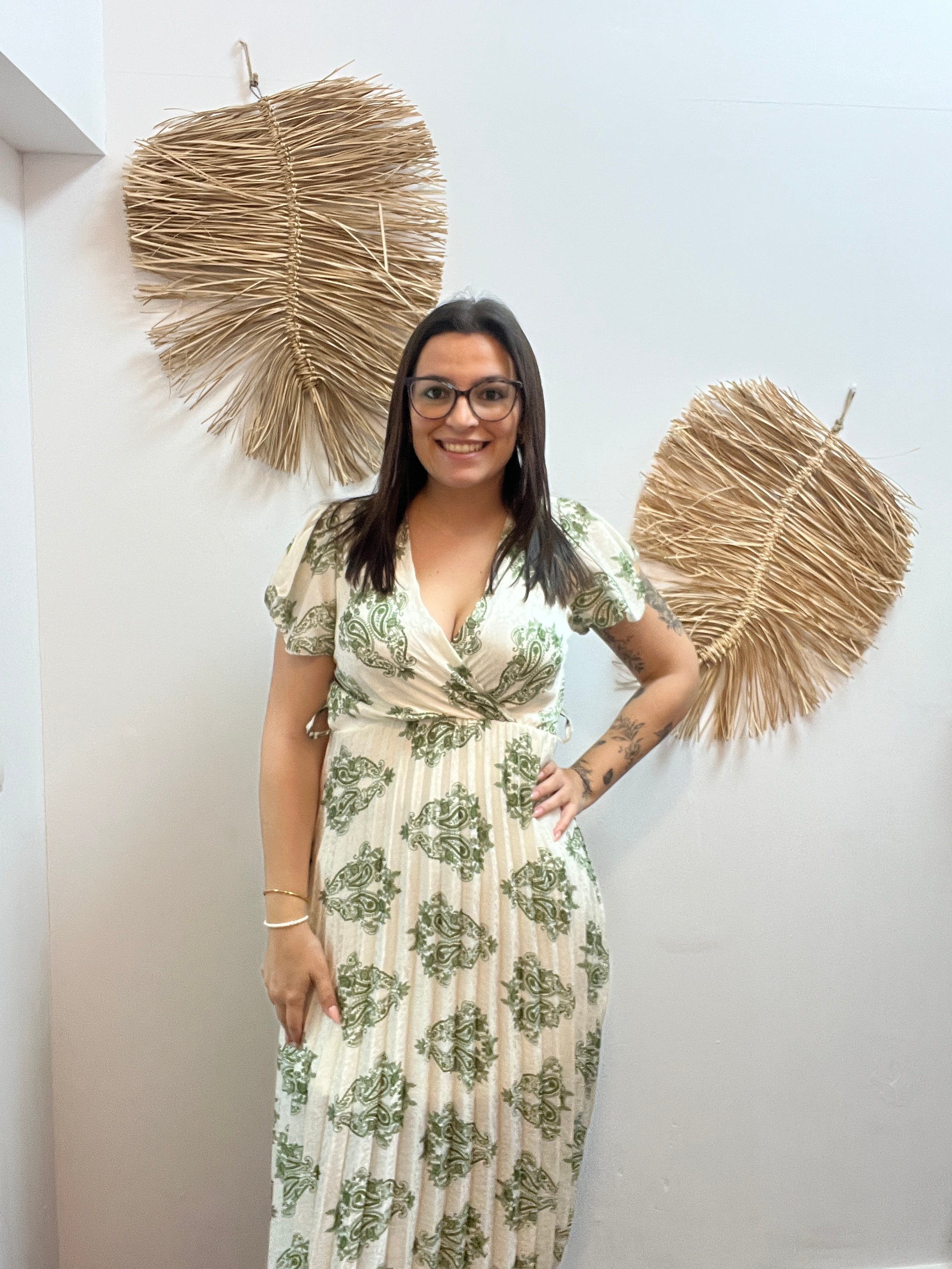 Vestido plisado Cashmire