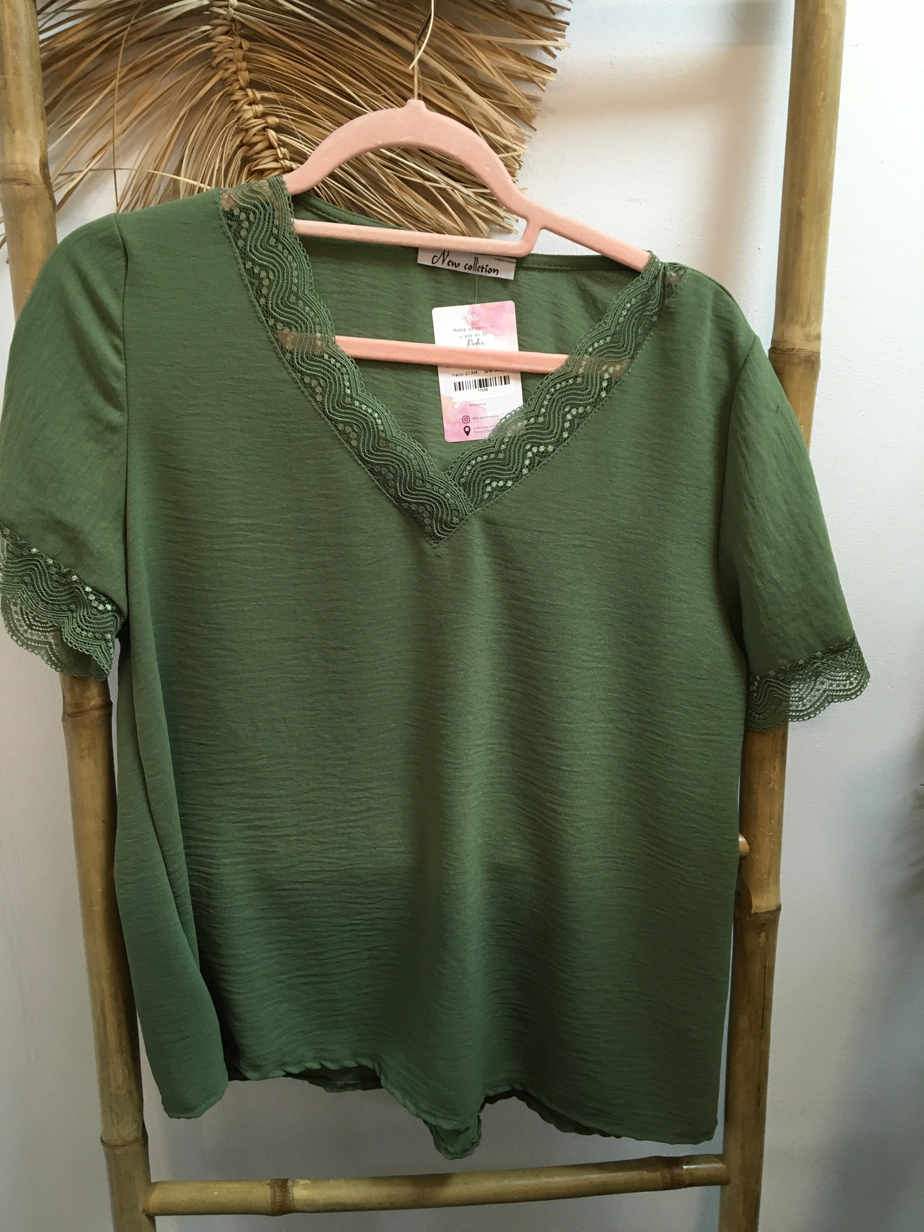 Camiseta encaje