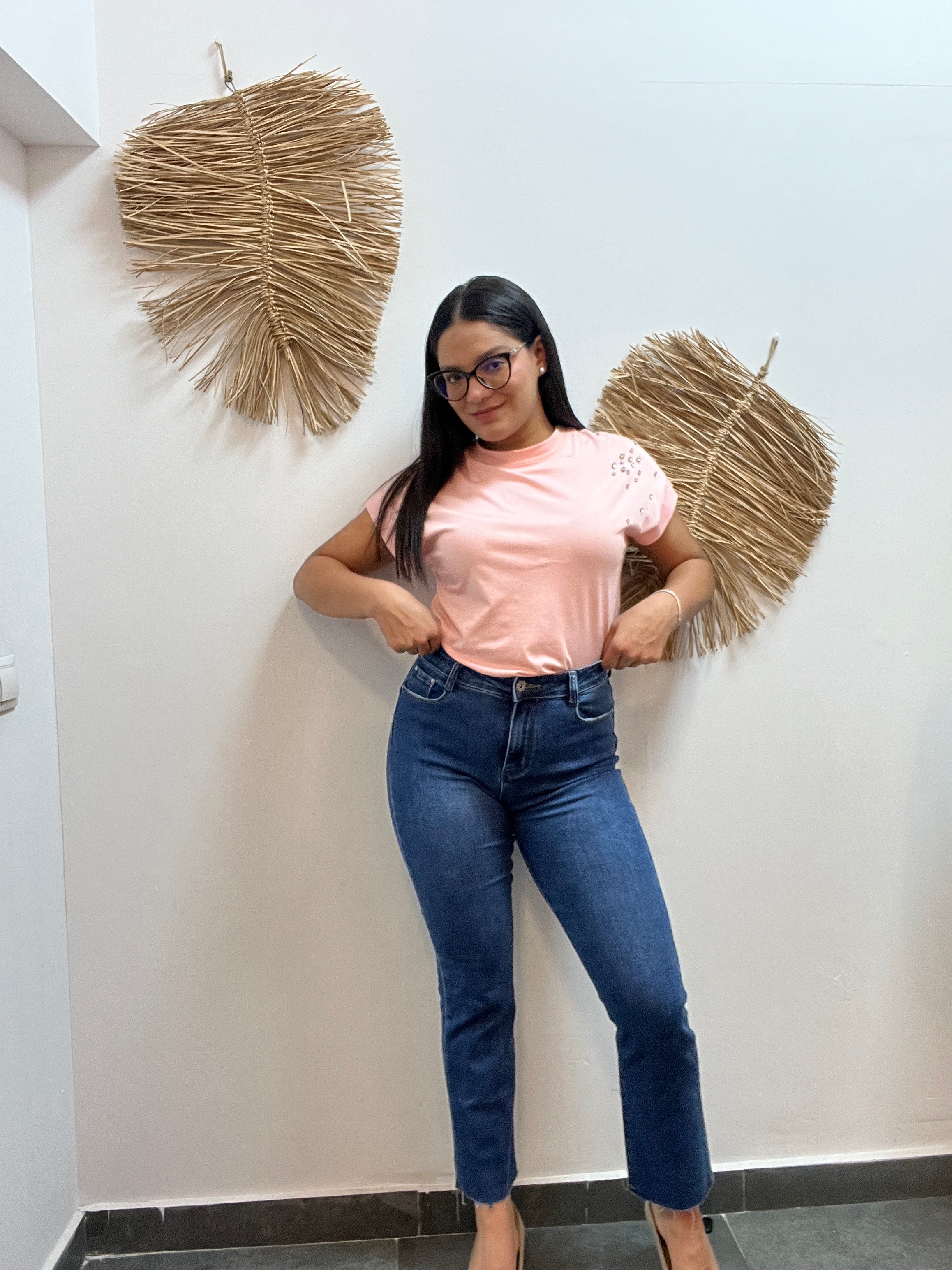 Jeans Rectos Oscuro