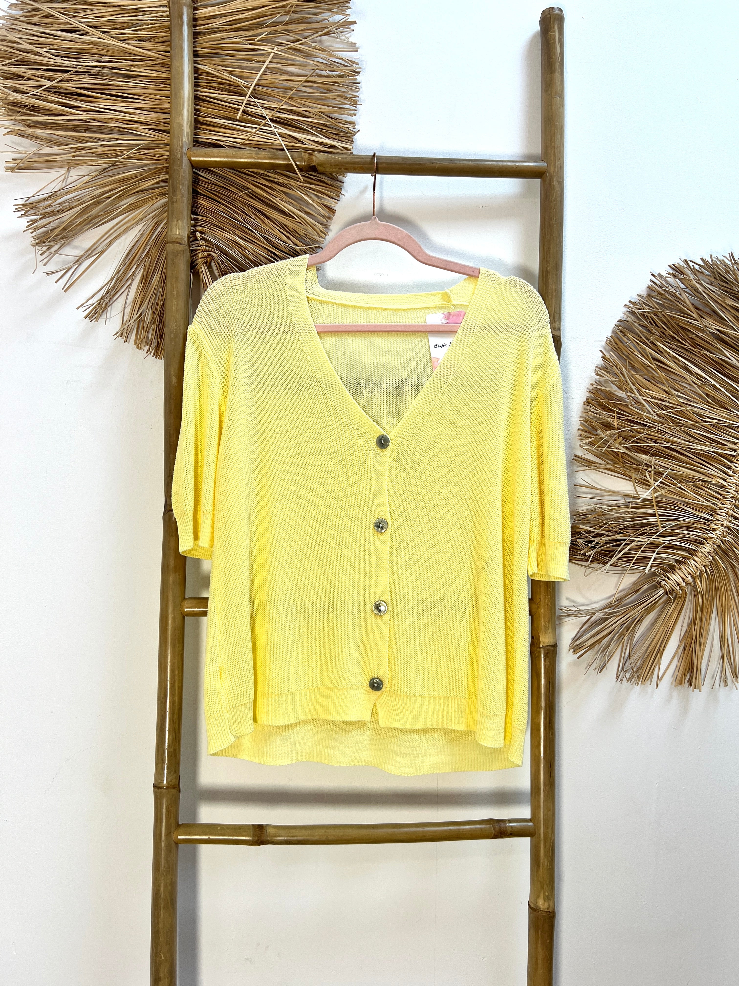 Top punto manga corta