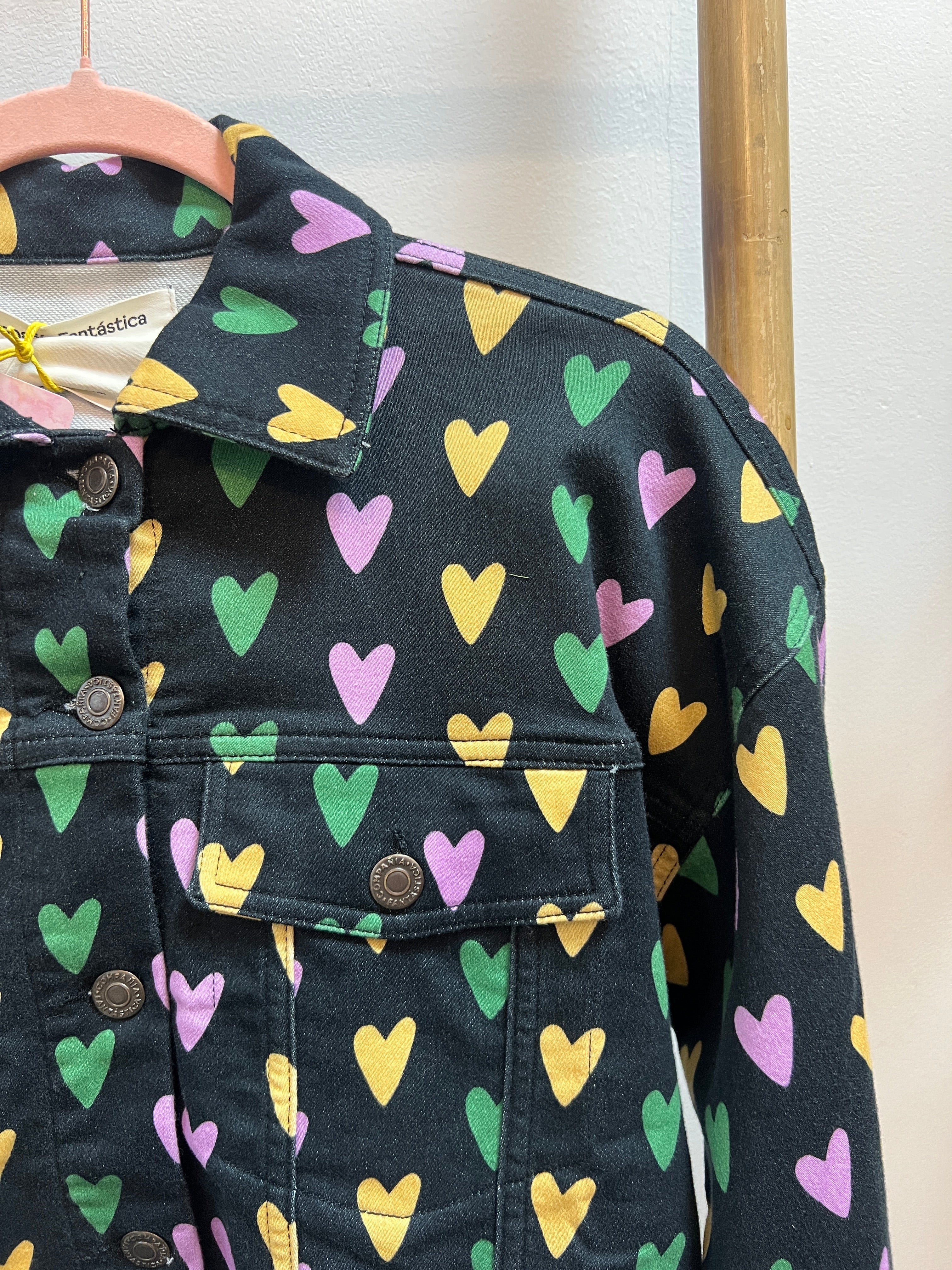 Chaqueta vaquera con estampado Cupido Lines CF