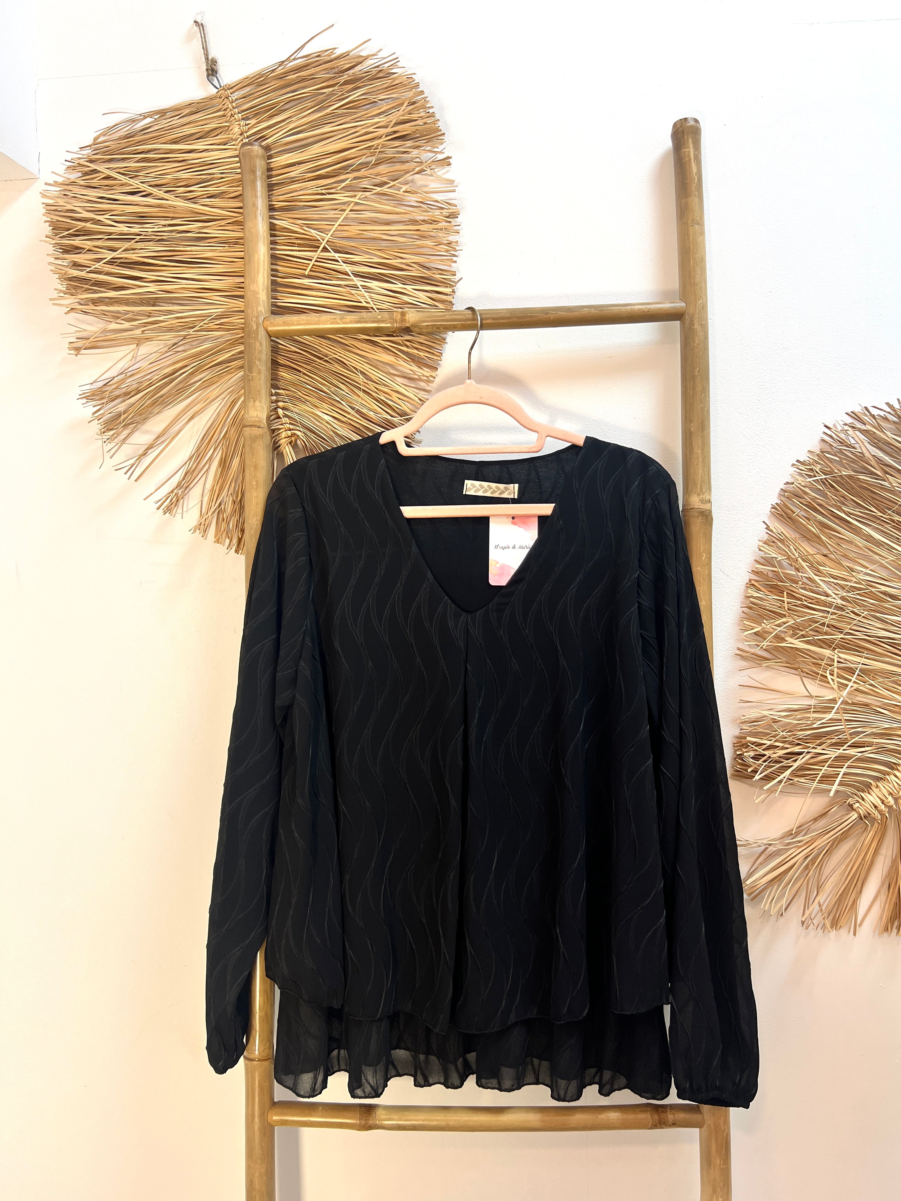 Blusa volante ondas