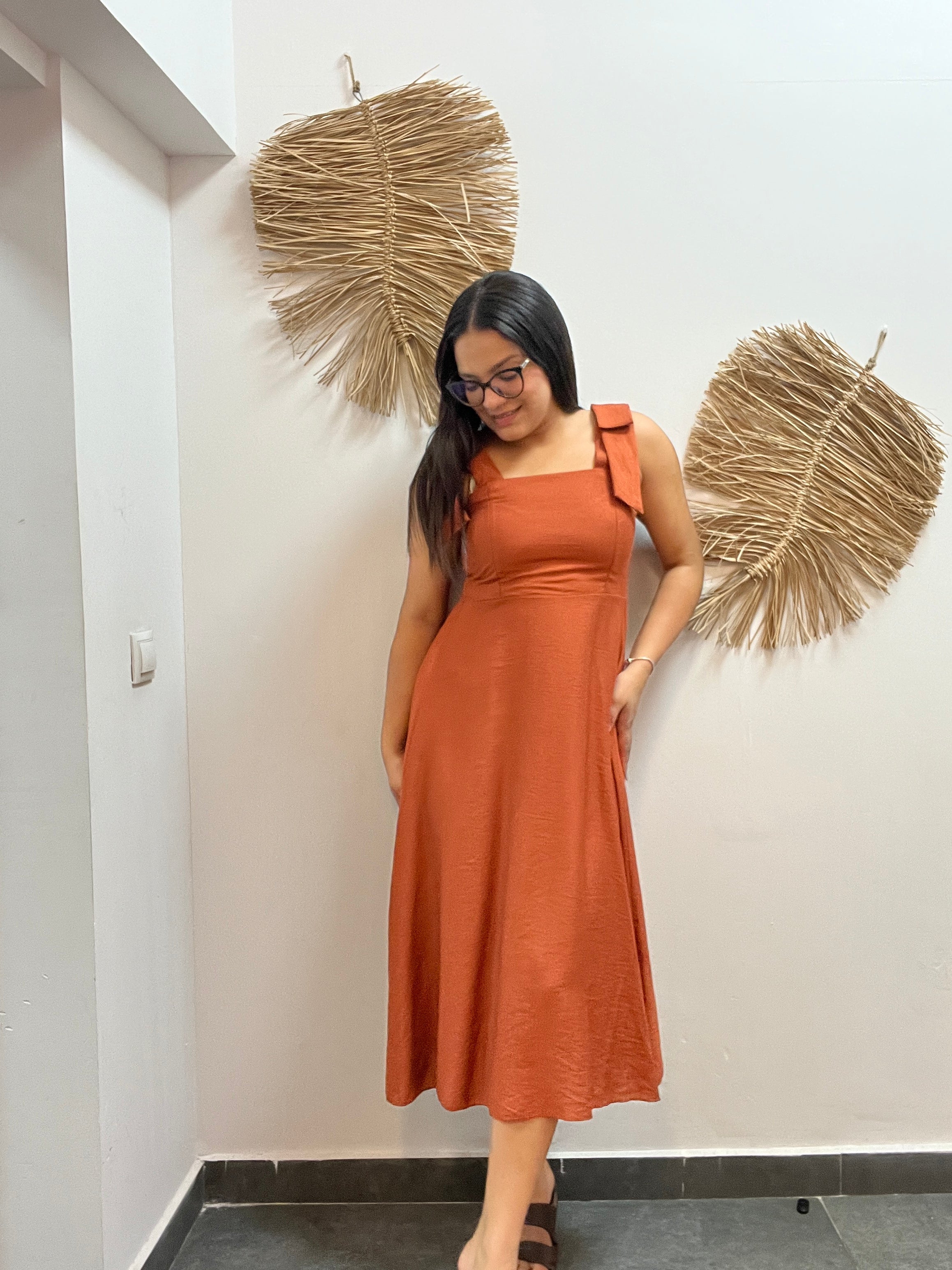 Vestido Midi Lazo