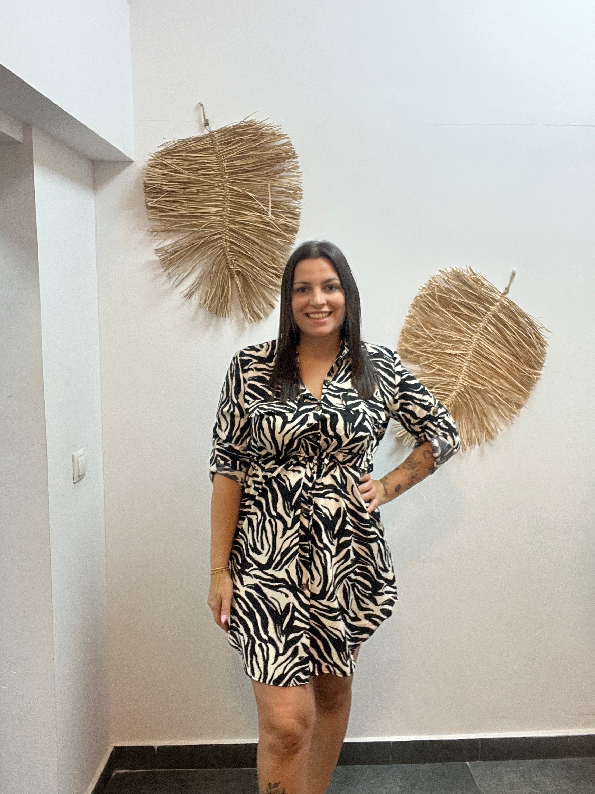 Vestido cebra