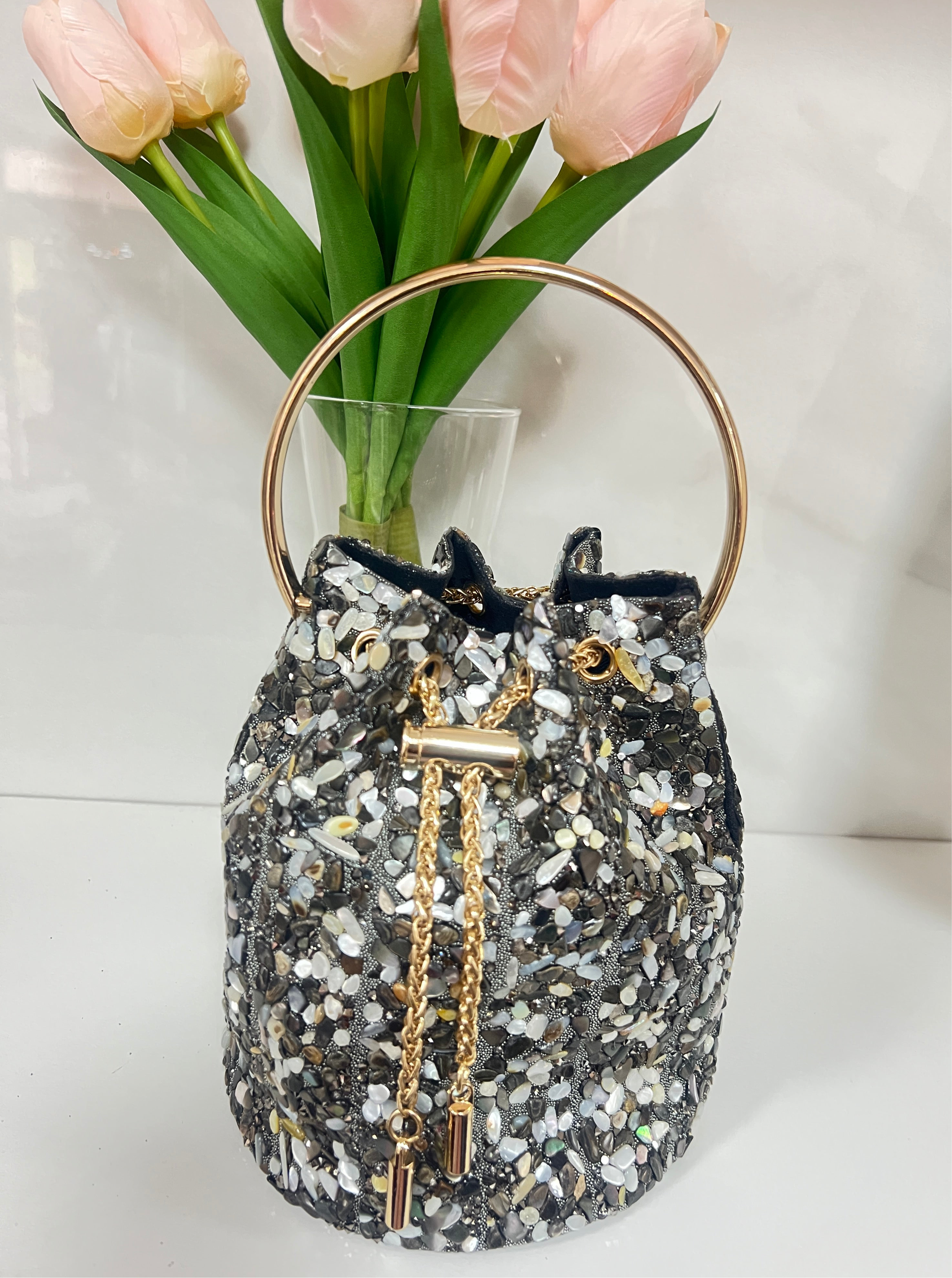 Bolso Bombonera Piedras