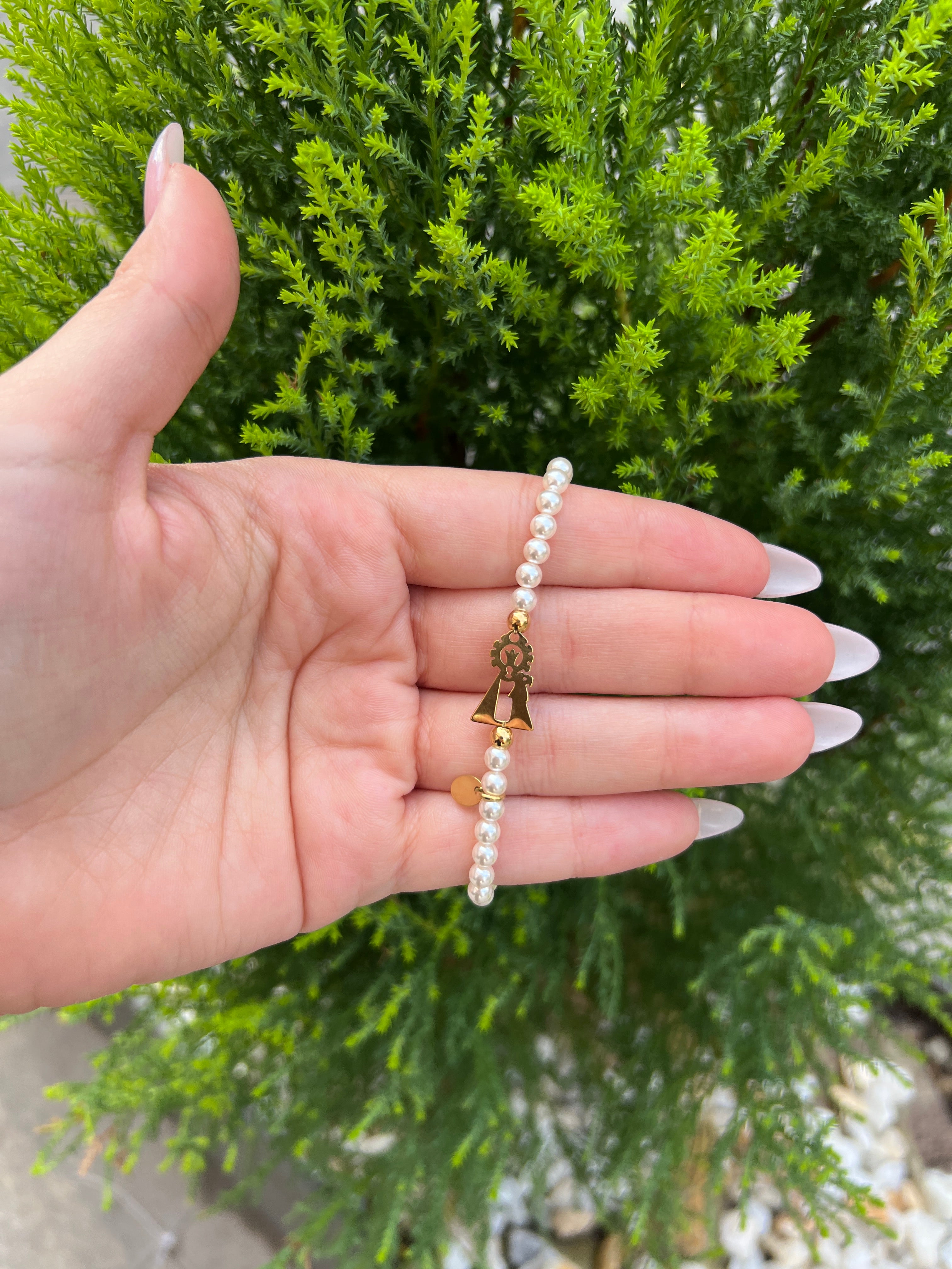 Pulsera virgen Perlas