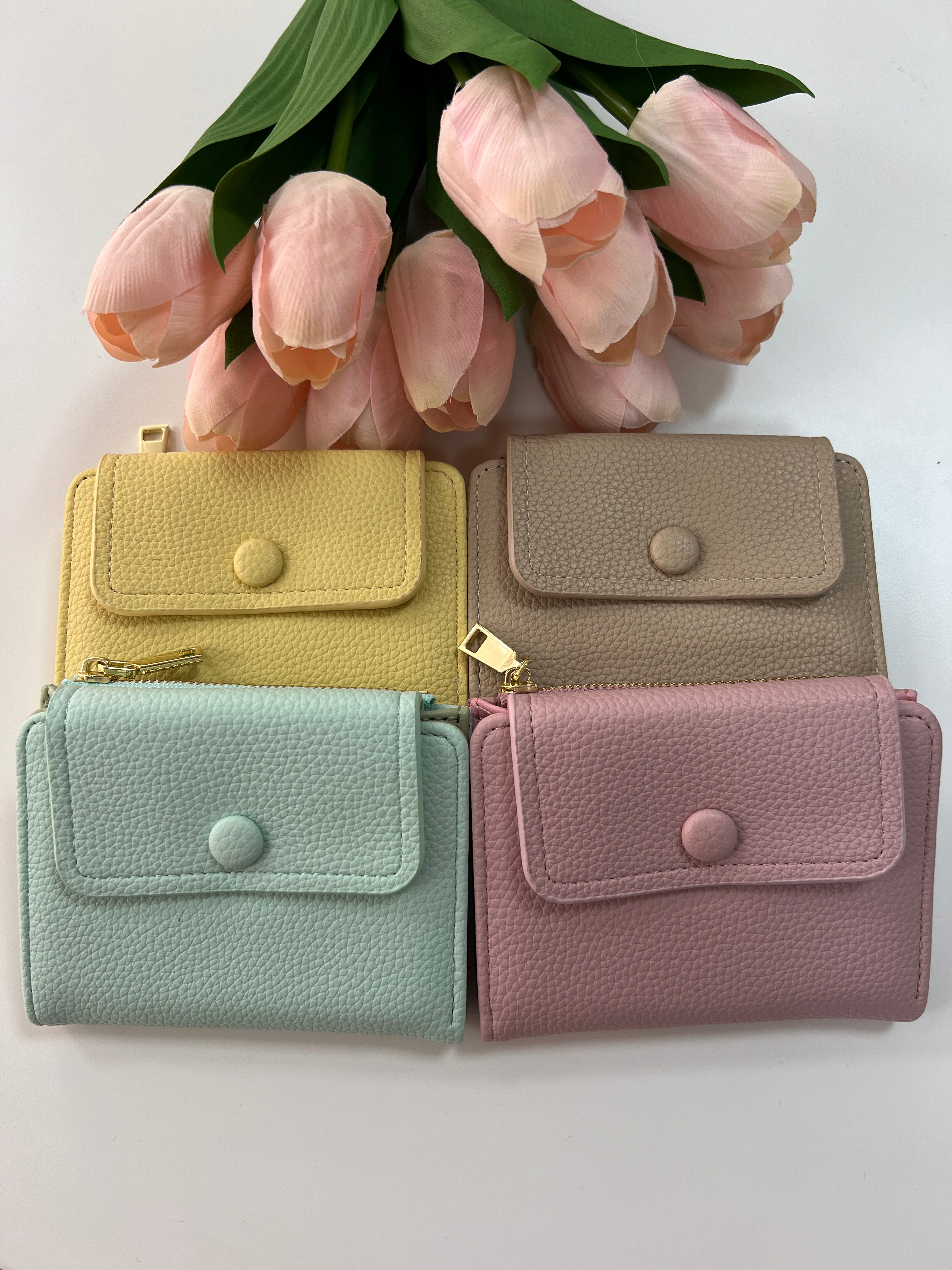 Cartera pastel