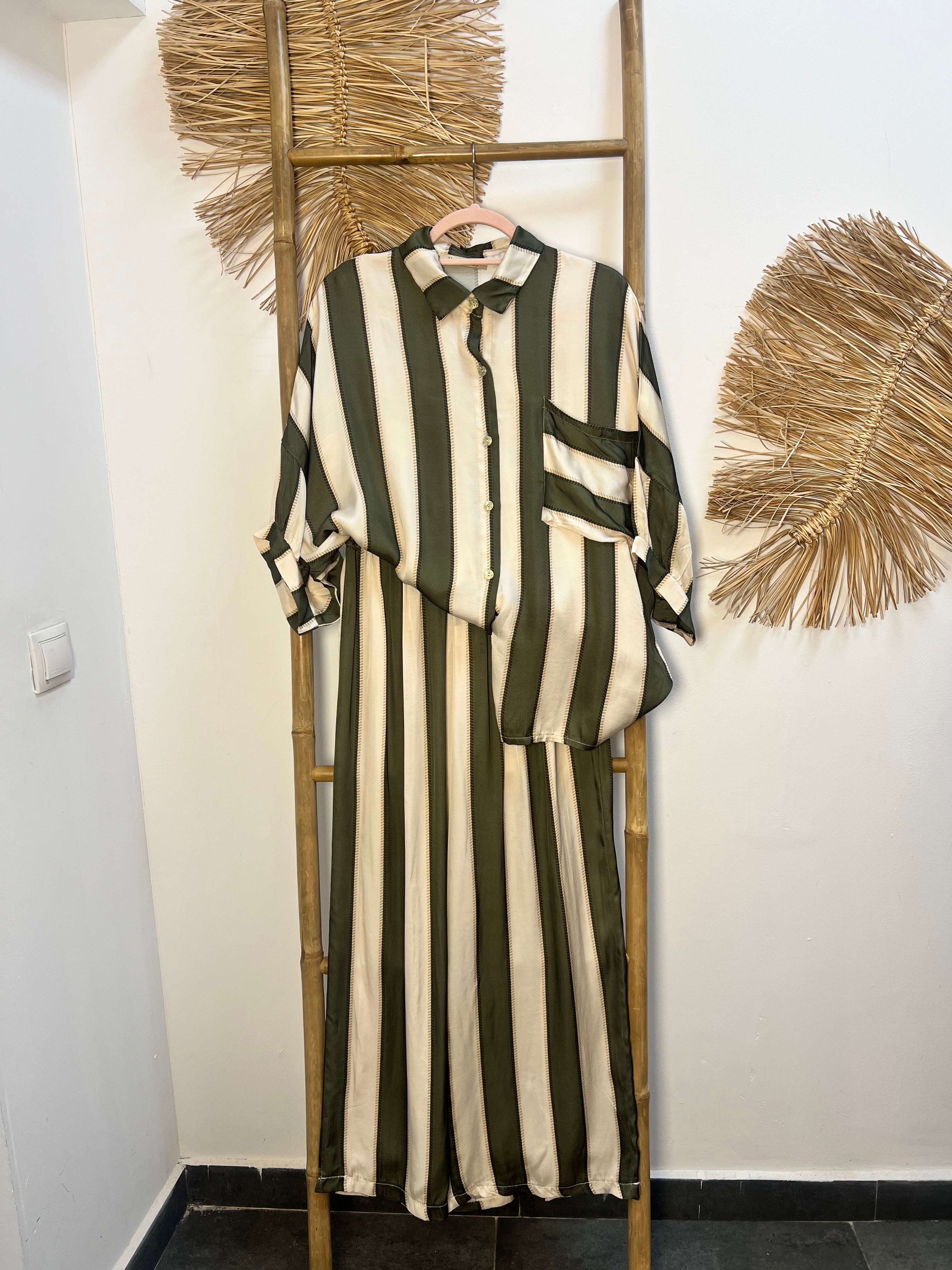 conjunto Elegance Rayas