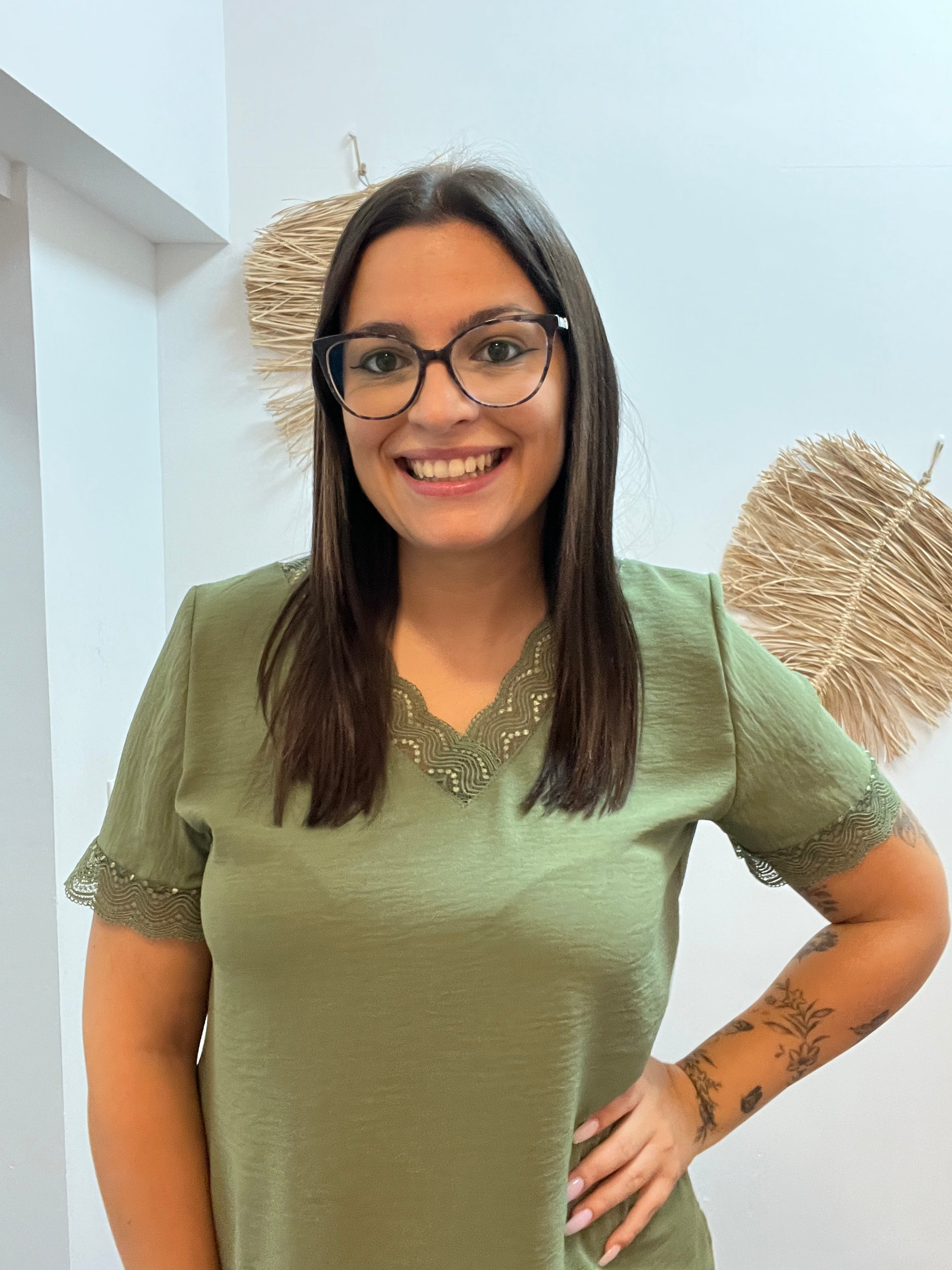 Camiseta encaje