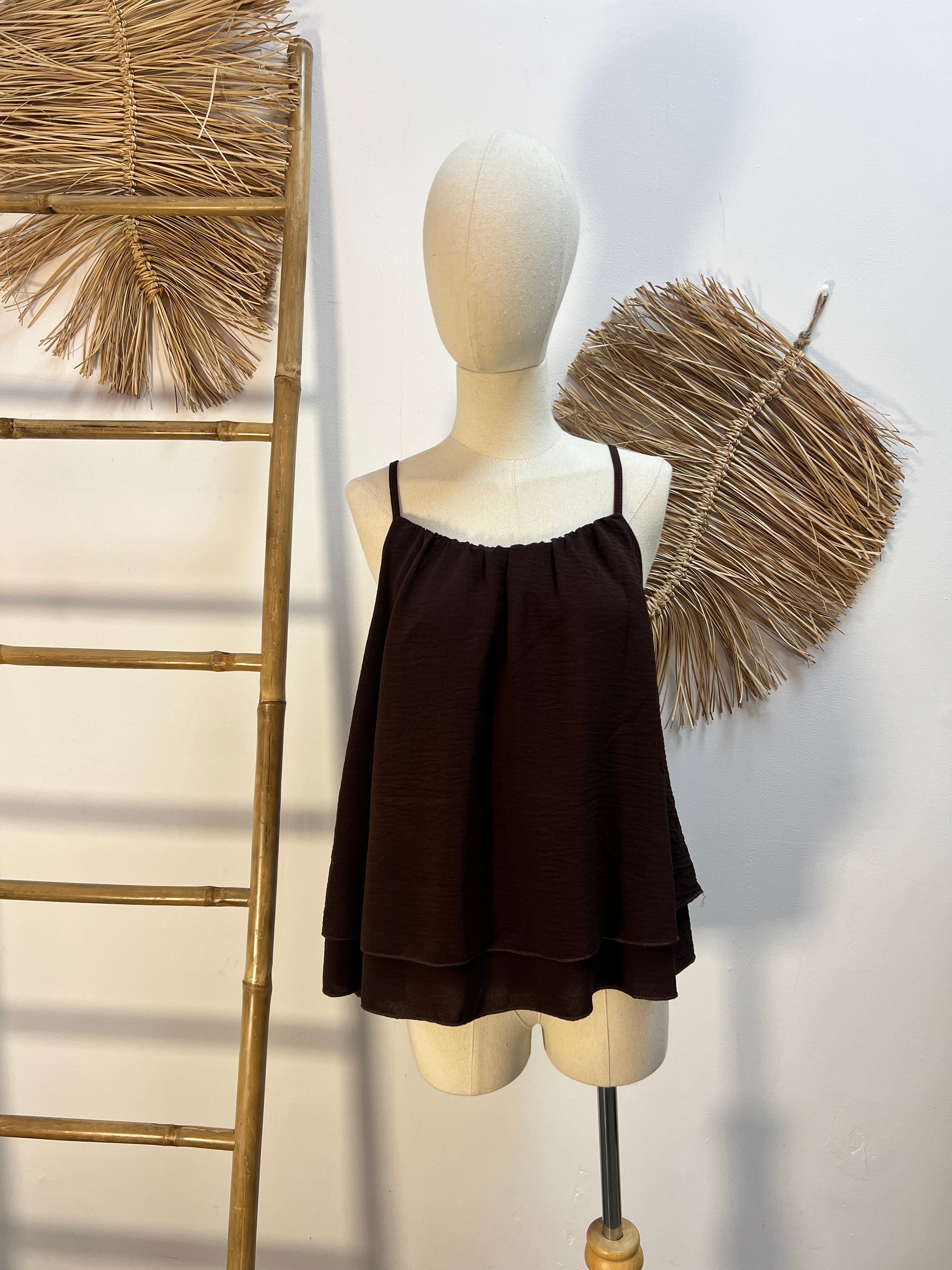 Top volantes tirantes