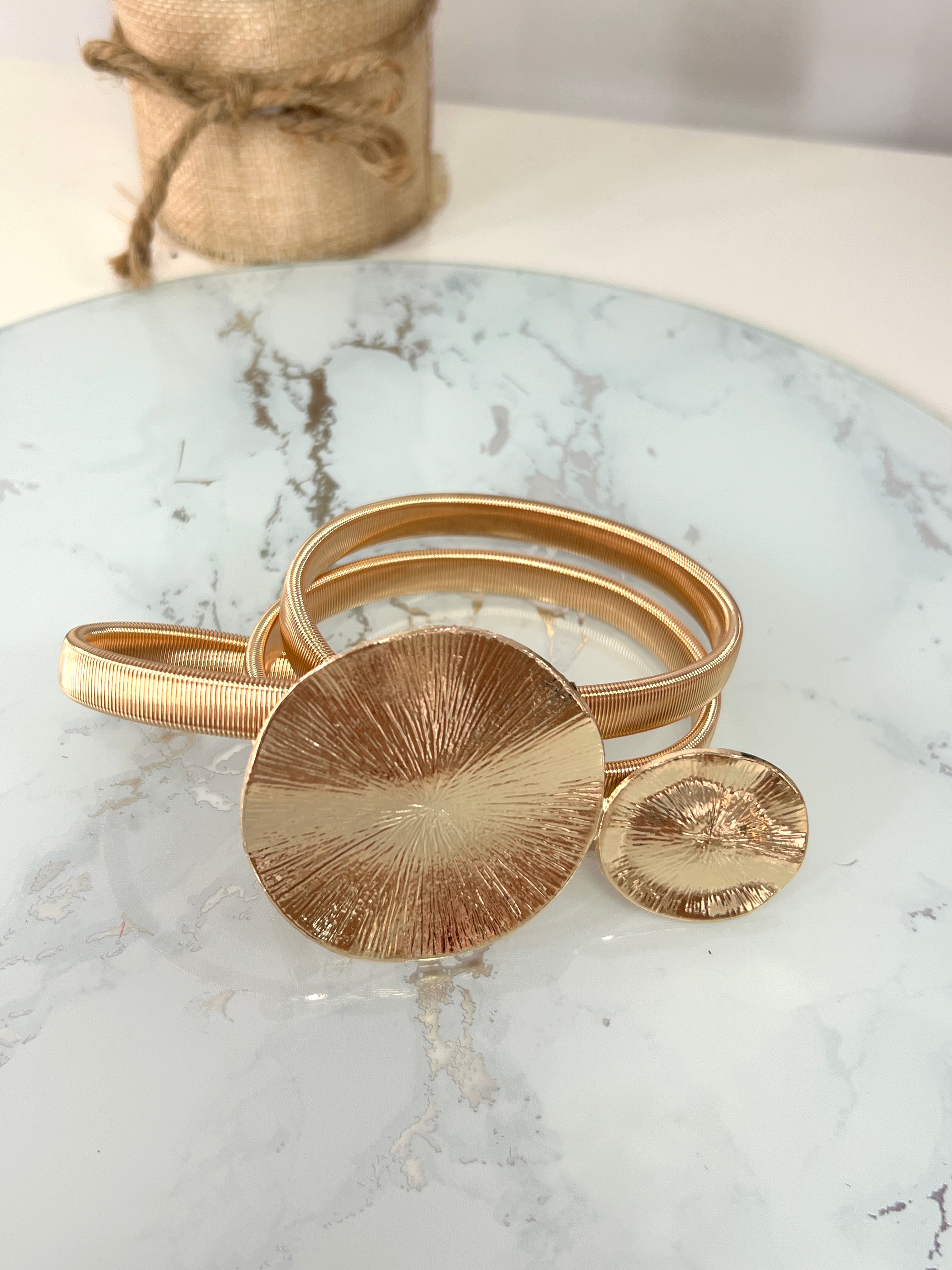 Cinturon fiesta dos circulos