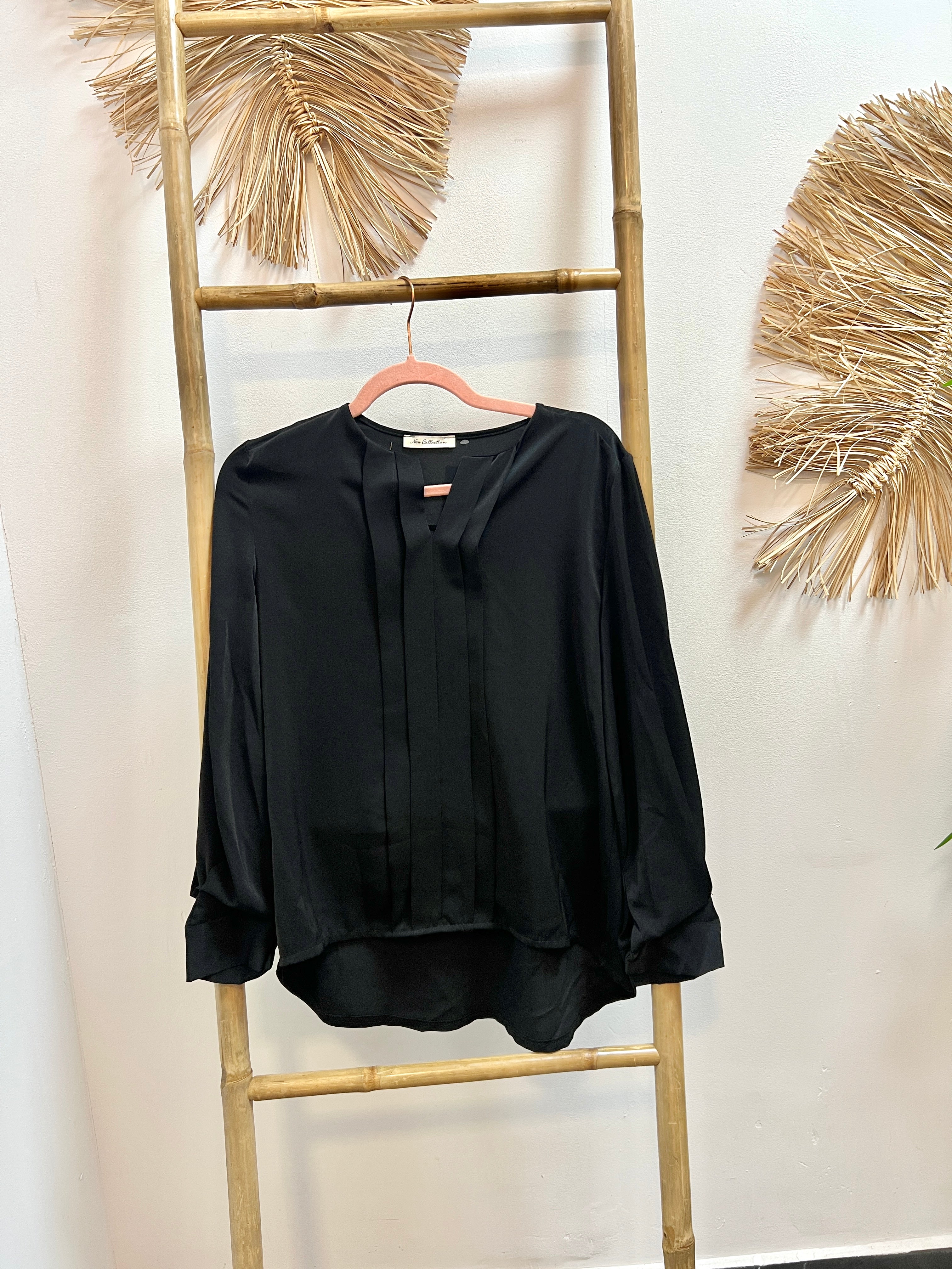 Blusa casual manga larga