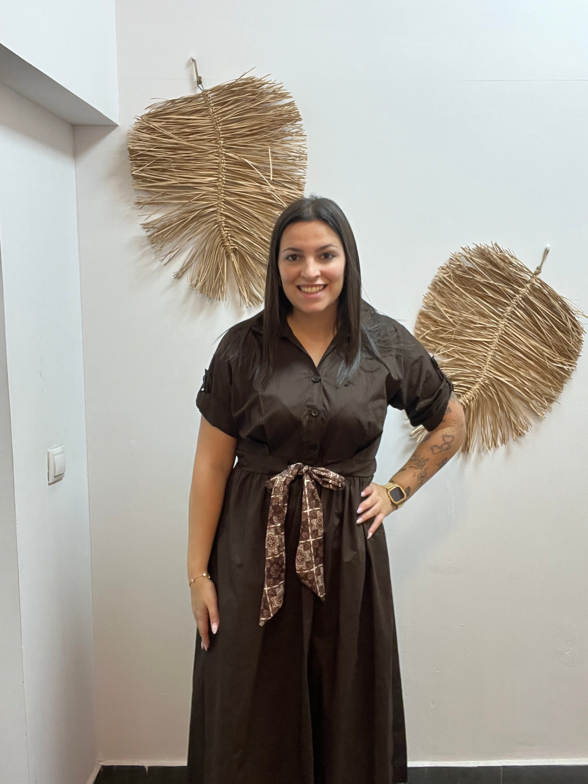 Vestido detalle cinturón