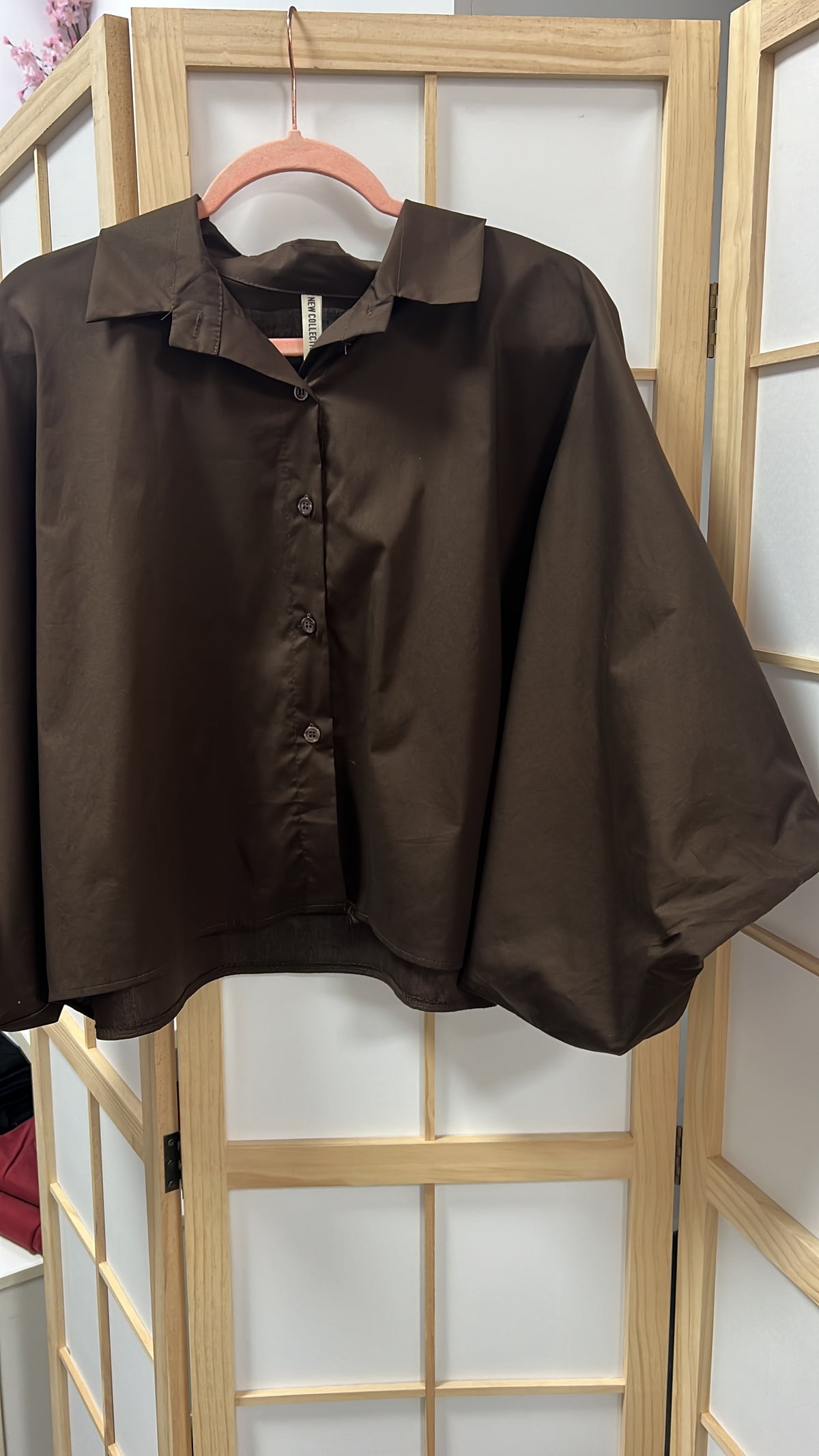 Camisa Manga Abullonada