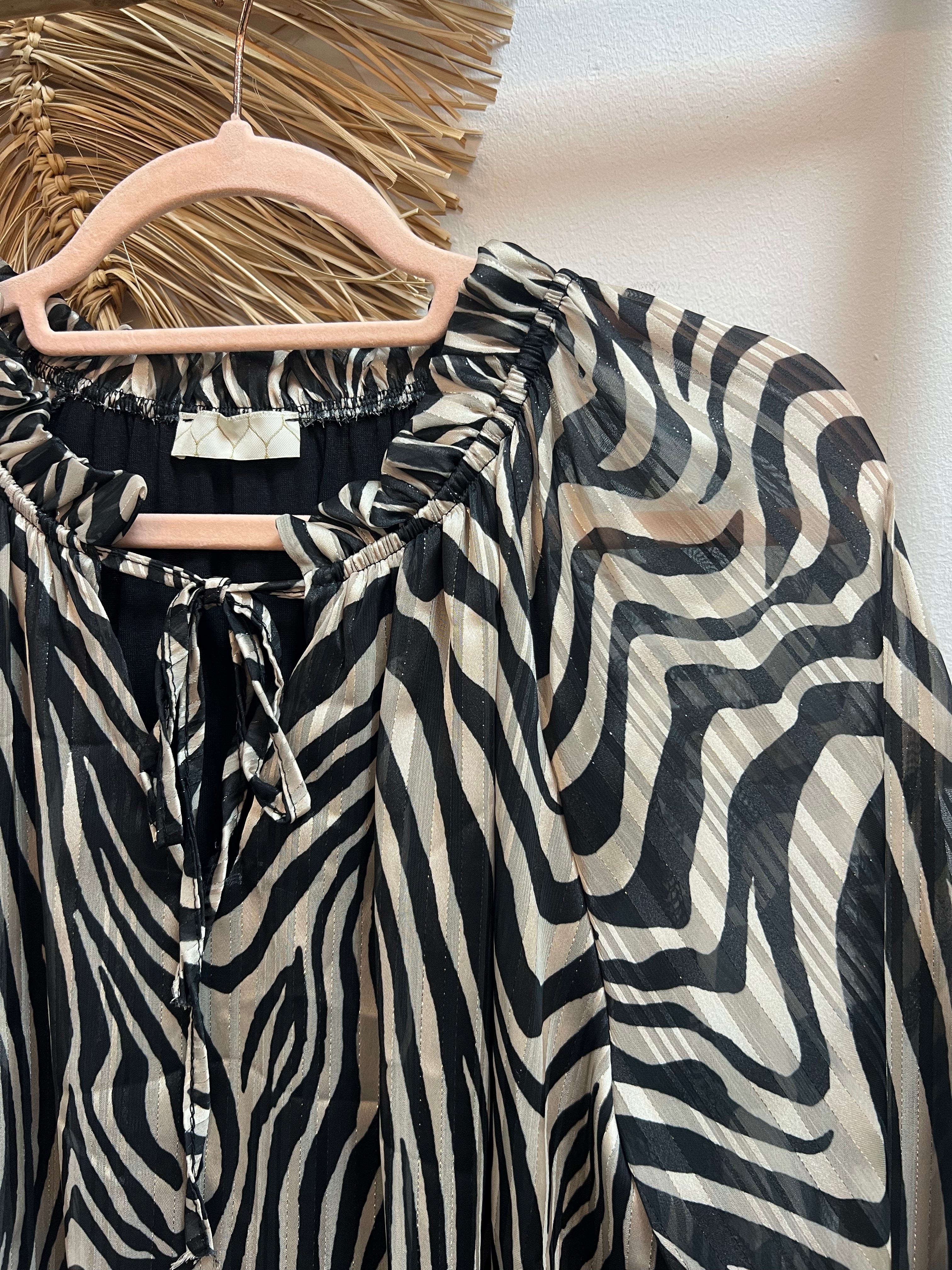 blusa zebra