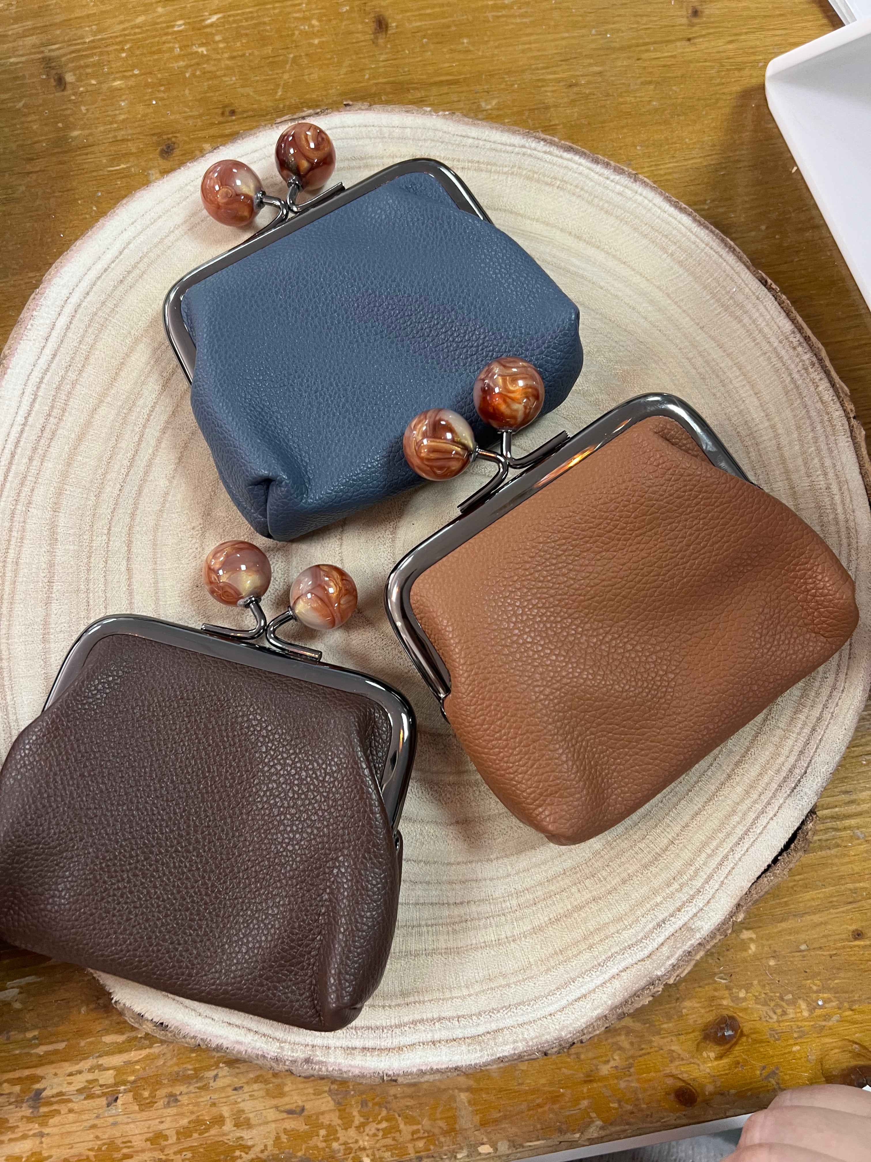 Monedero Glam perlado